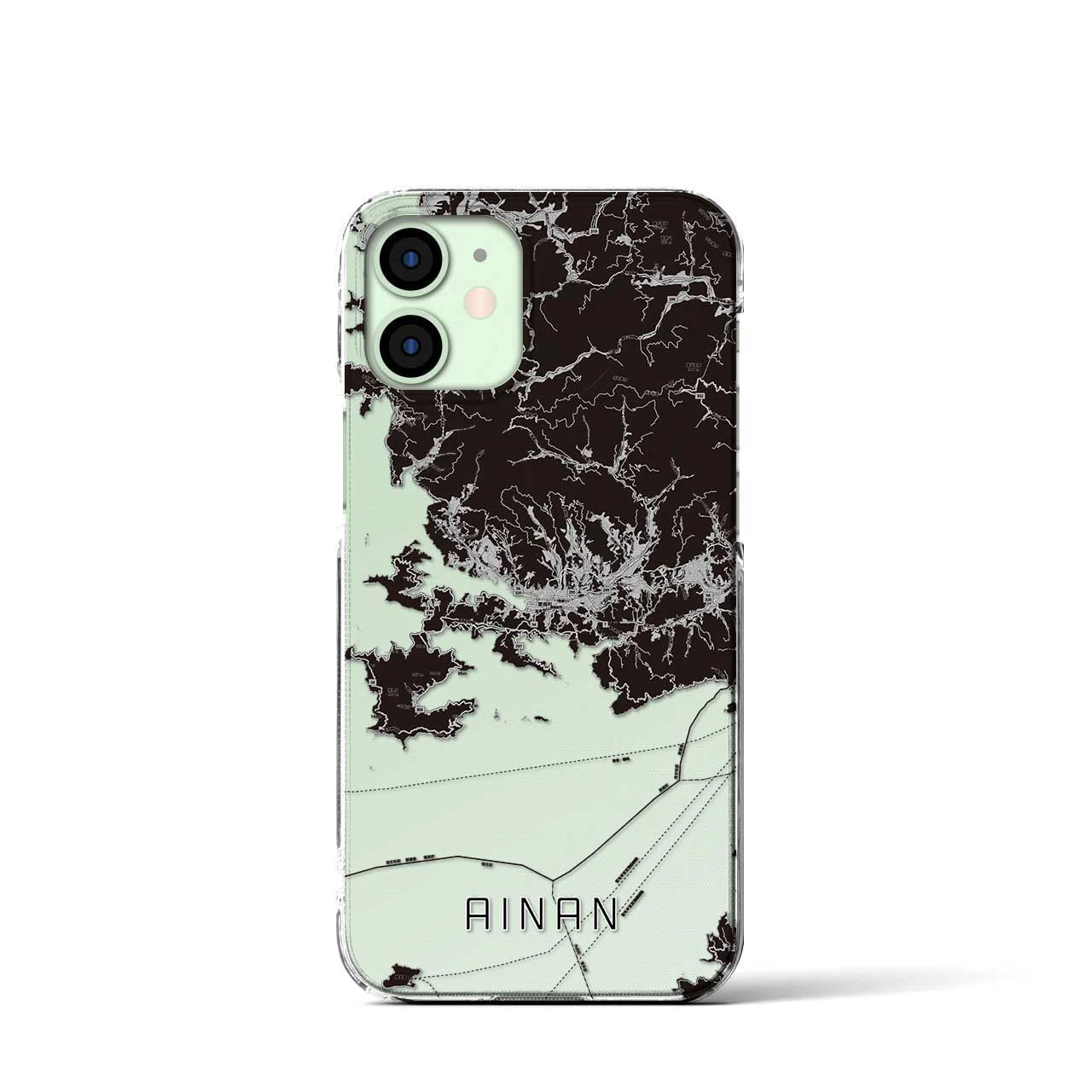 【愛南(愛媛県)】地図柄iPhoneケース(クリアタイプ)