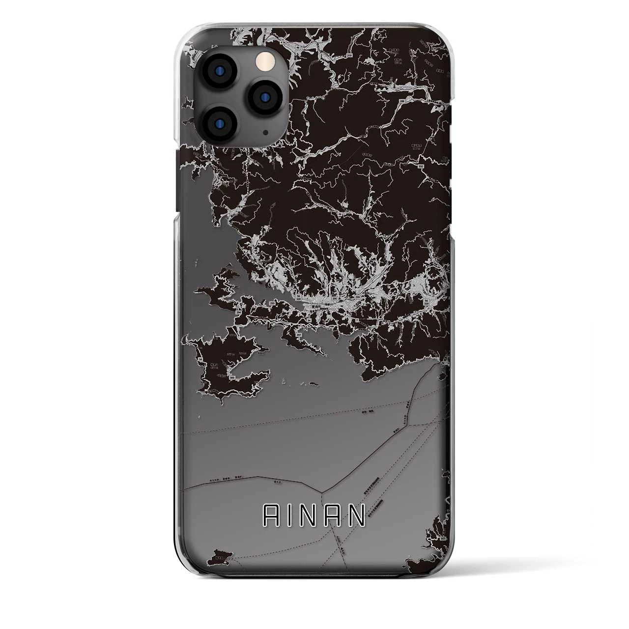 【愛南(愛媛県)】地図柄iPhoneケース(クリアタイプ)