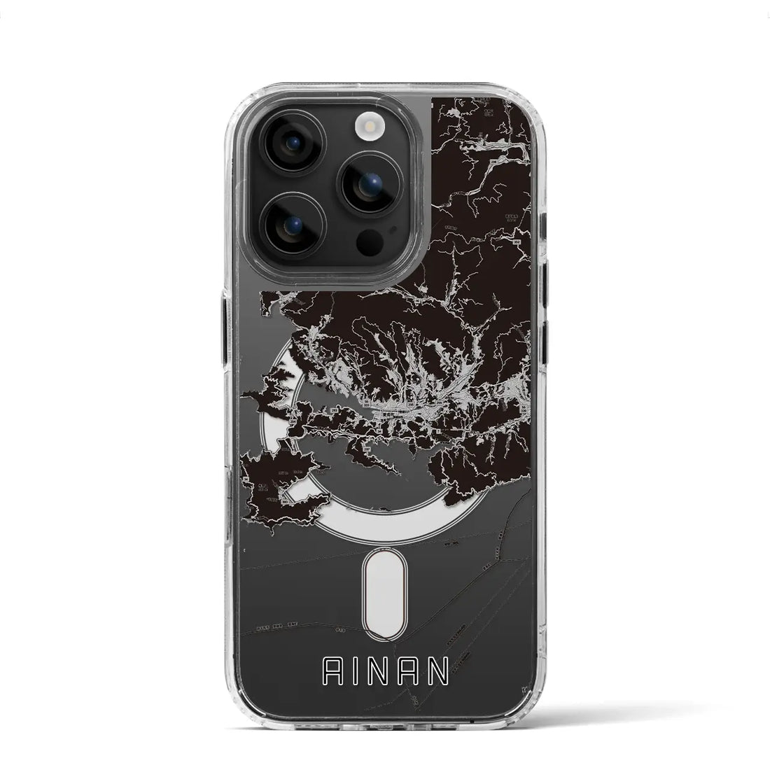 【愛南(愛媛県)】地図柄iPhoneケース(MagSafeタイプ)