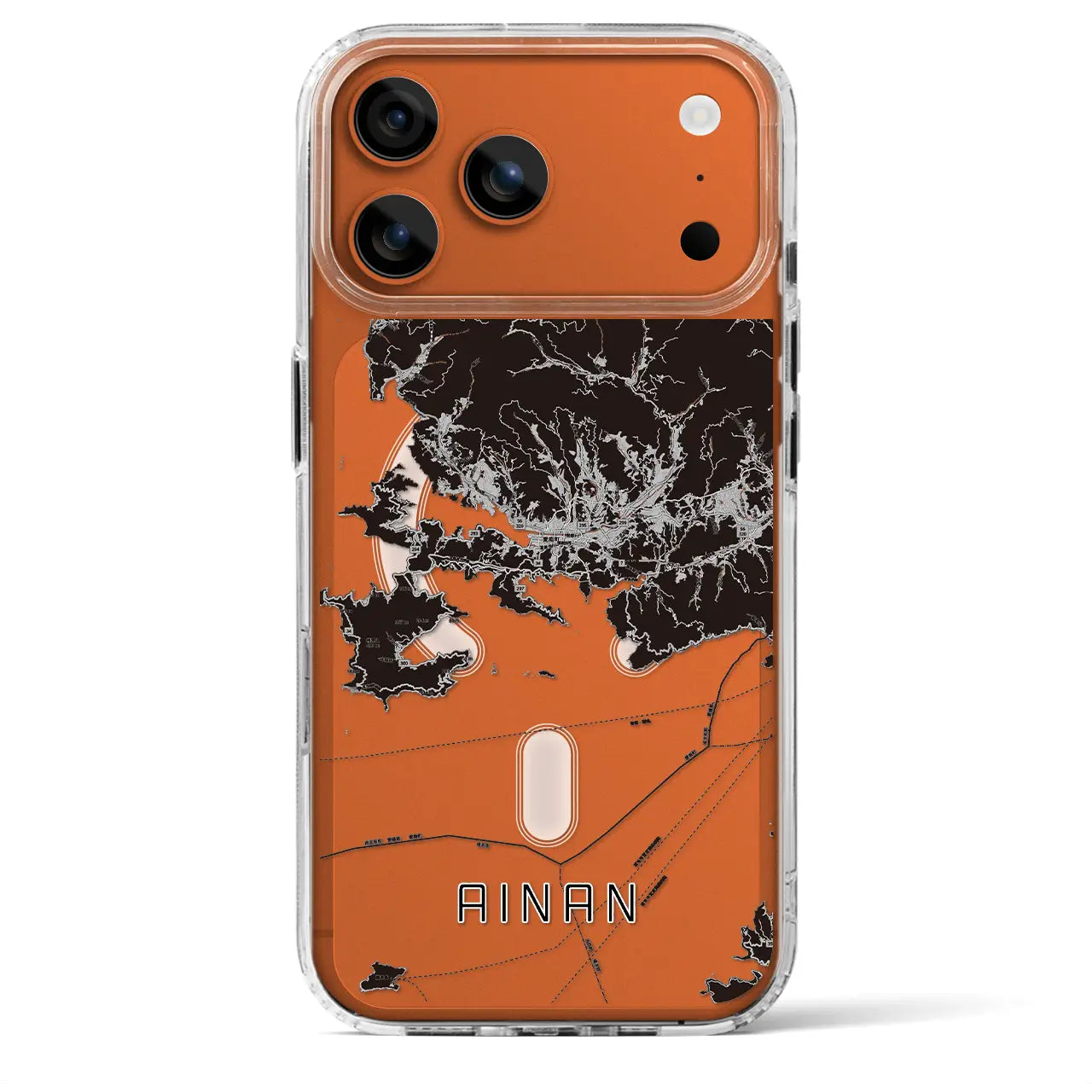 【愛南(愛媛県)】地図柄iPhoneケース(MagSafeタイプ)