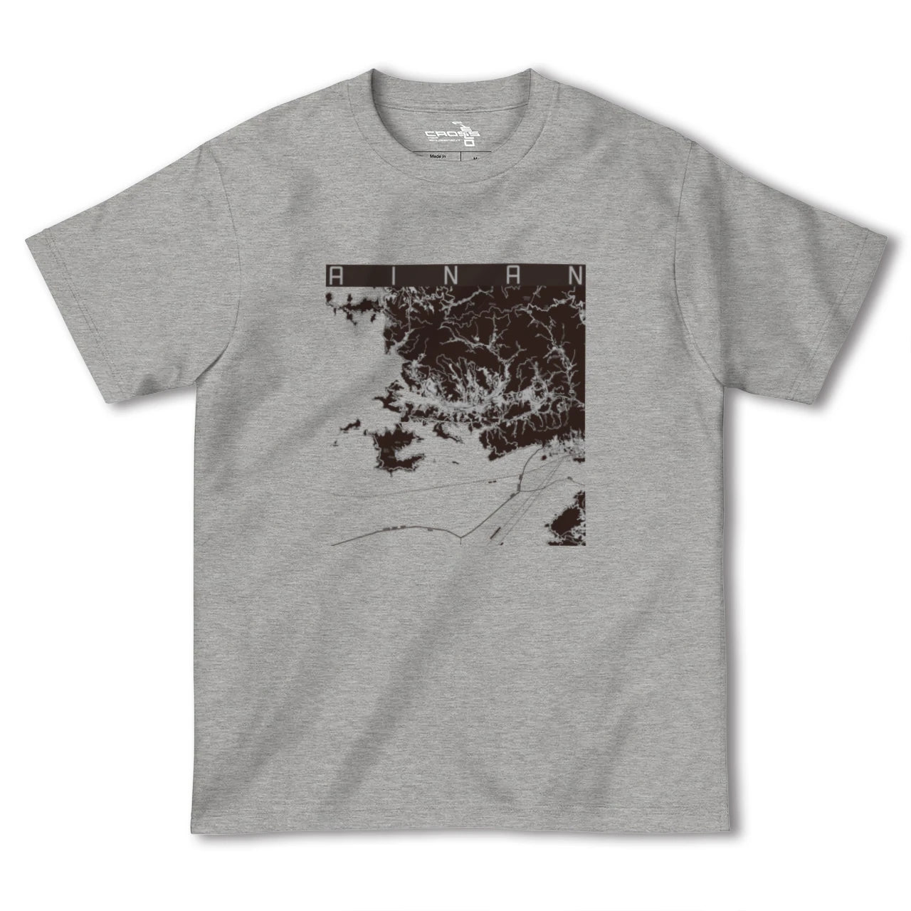 【愛南(愛媛県)】地図柄ヘビーウェイトTシャツ