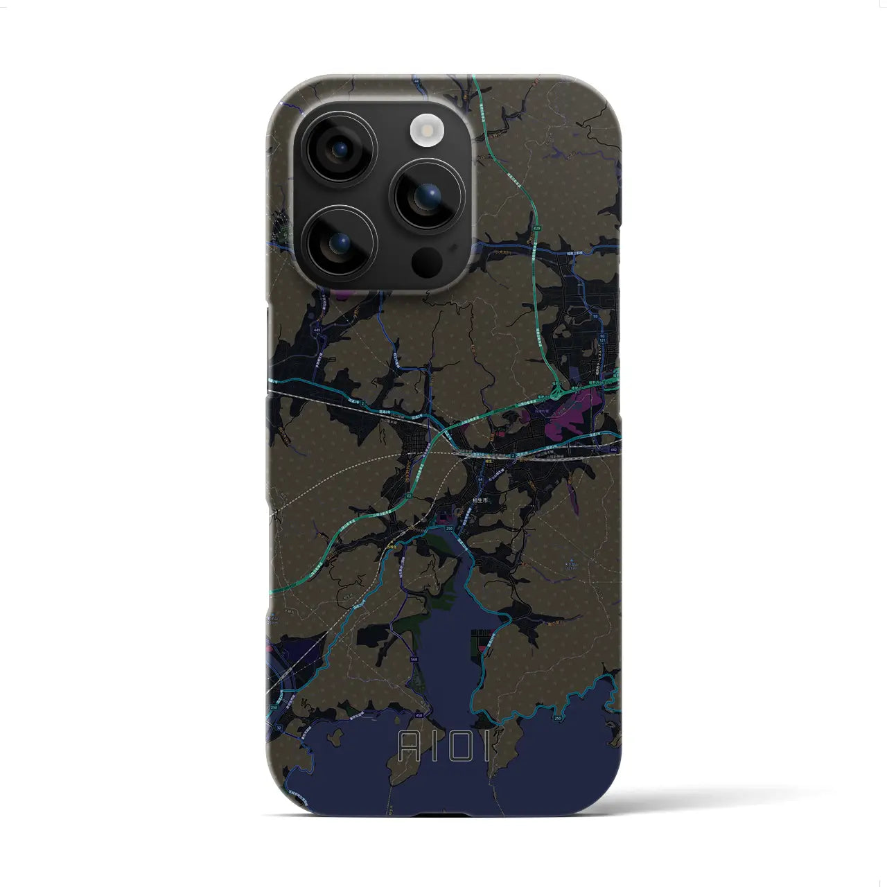 【相生(兵庫県)】地図柄iPhoneケース(バックカバータイプ)