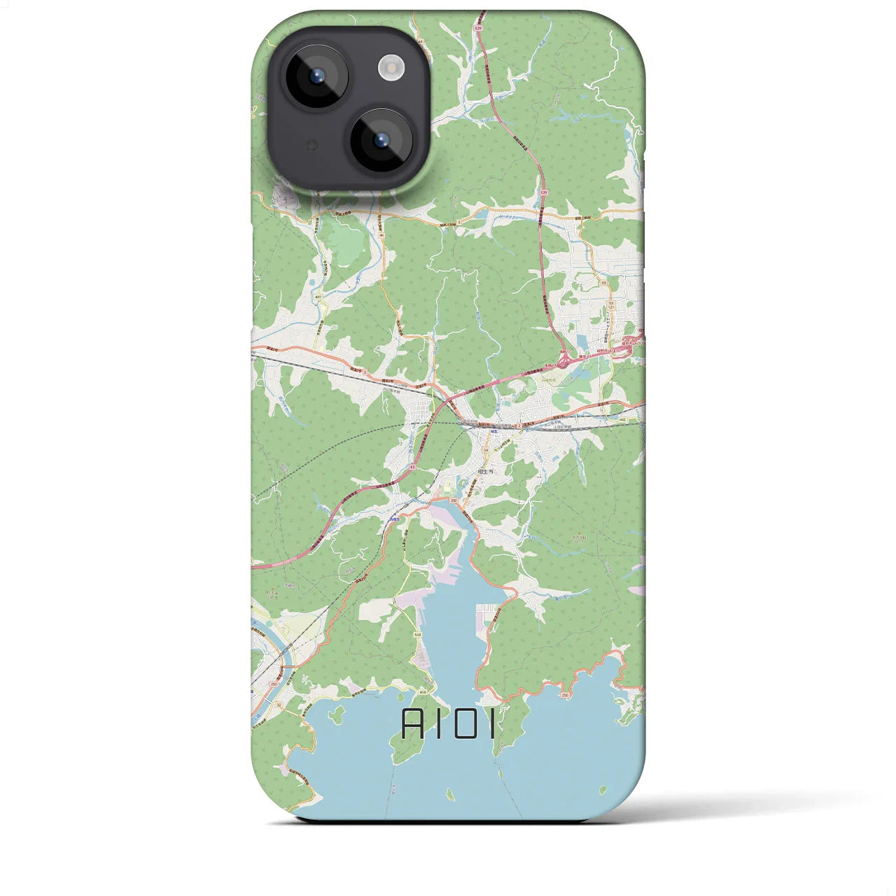 【相生(兵庫県)】地図柄iPhoneケース(バックカバータイプ)