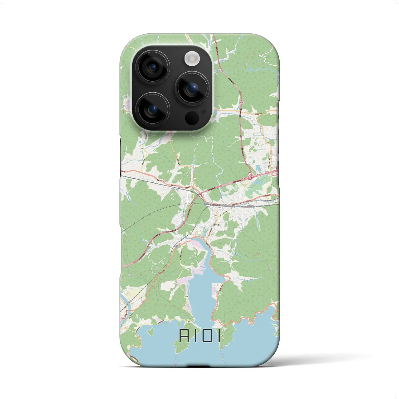【相生(兵庫県)】地図柄iPhoneケース(バックカバータイプ)