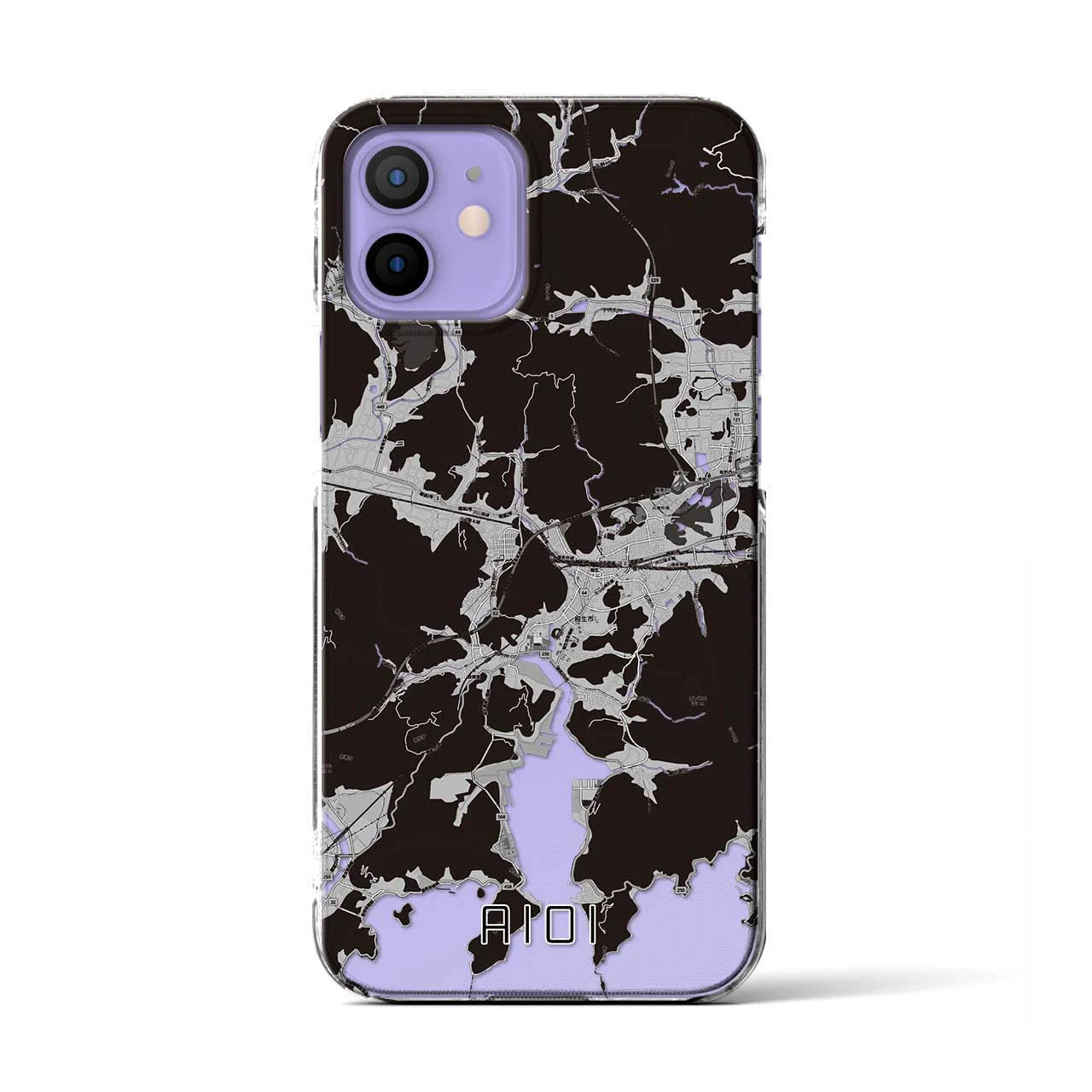 【相生(兵庫県)】地図柄iPhoneケース(クリアタイプ)