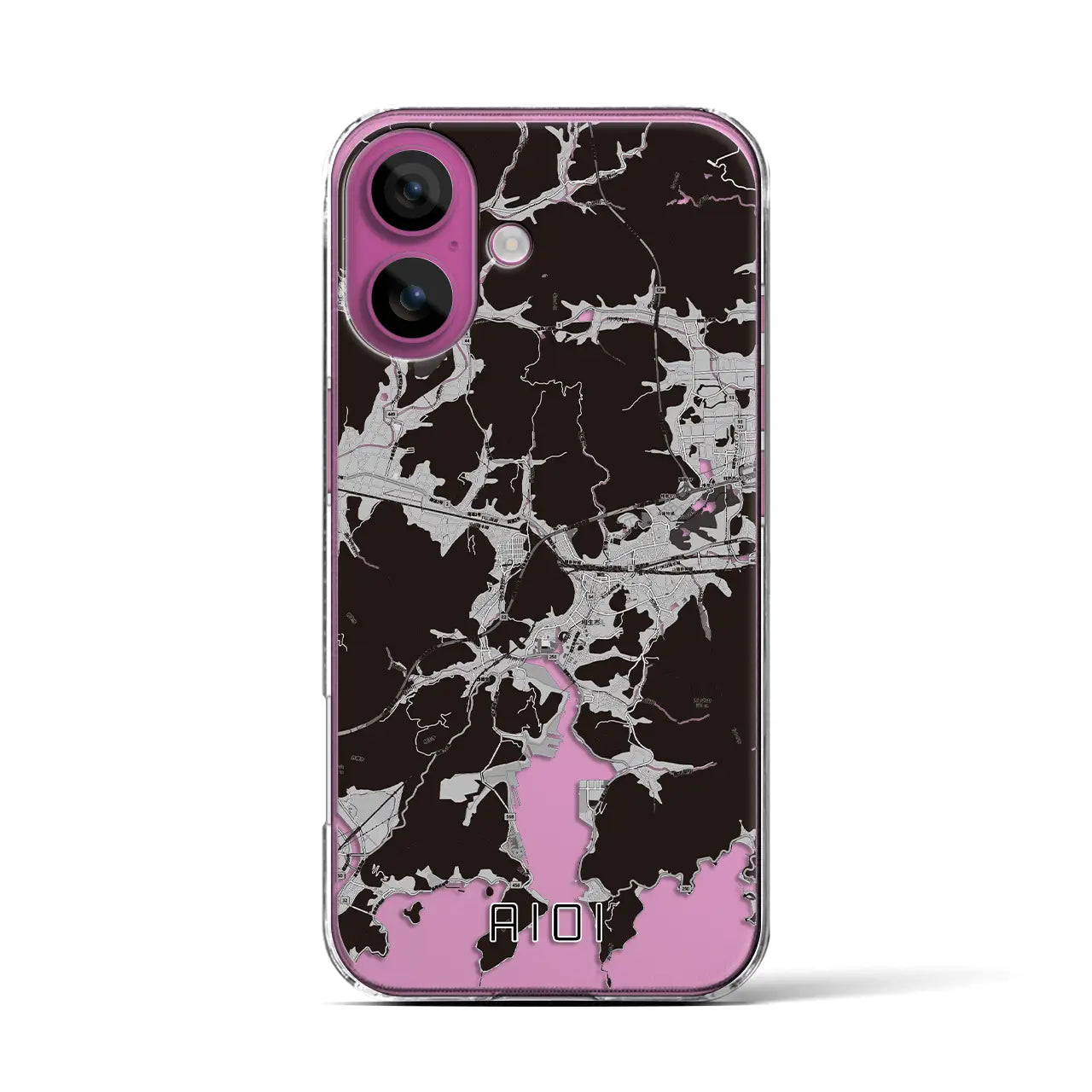 【相生(兵庫県)】地図柄iPhoneケース(クリアタイプ)