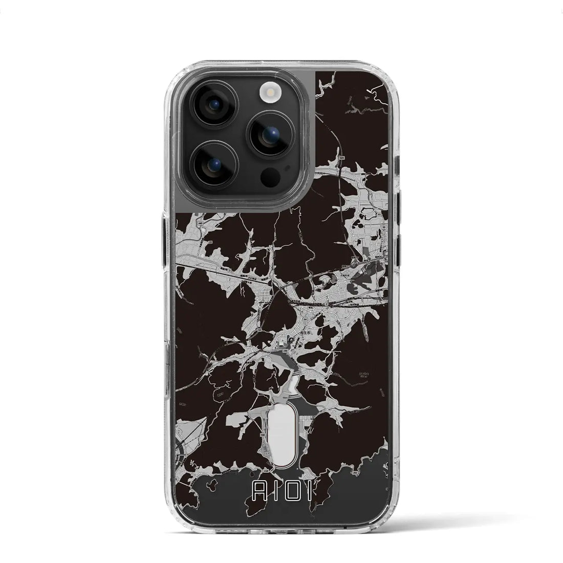 【相生(兵庫県)】地図柄iPhoneケース(MagSafeタイプ)