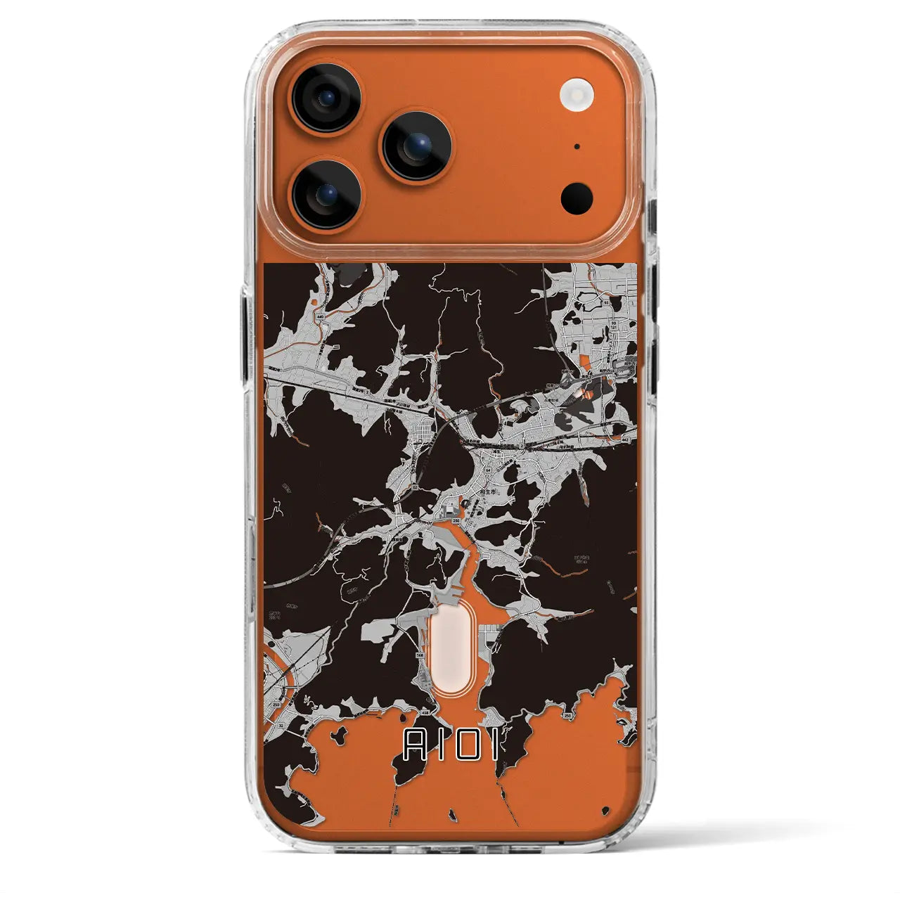 【相生(兵庫県)】地図柄iPhoneケース(MagSafeタイプ)