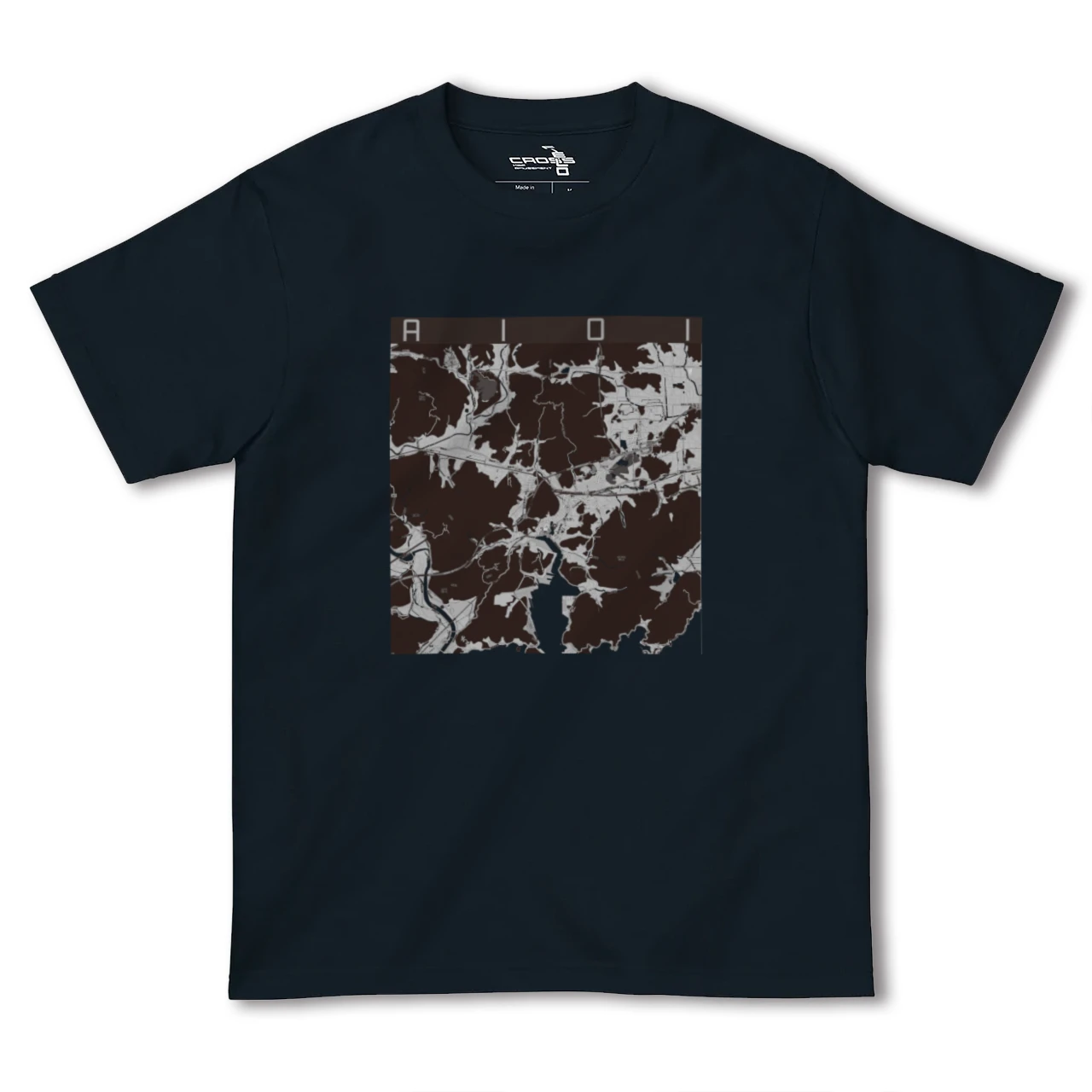 【相生(兵庫県)】地図柄ヘビーウェイトTシャツ