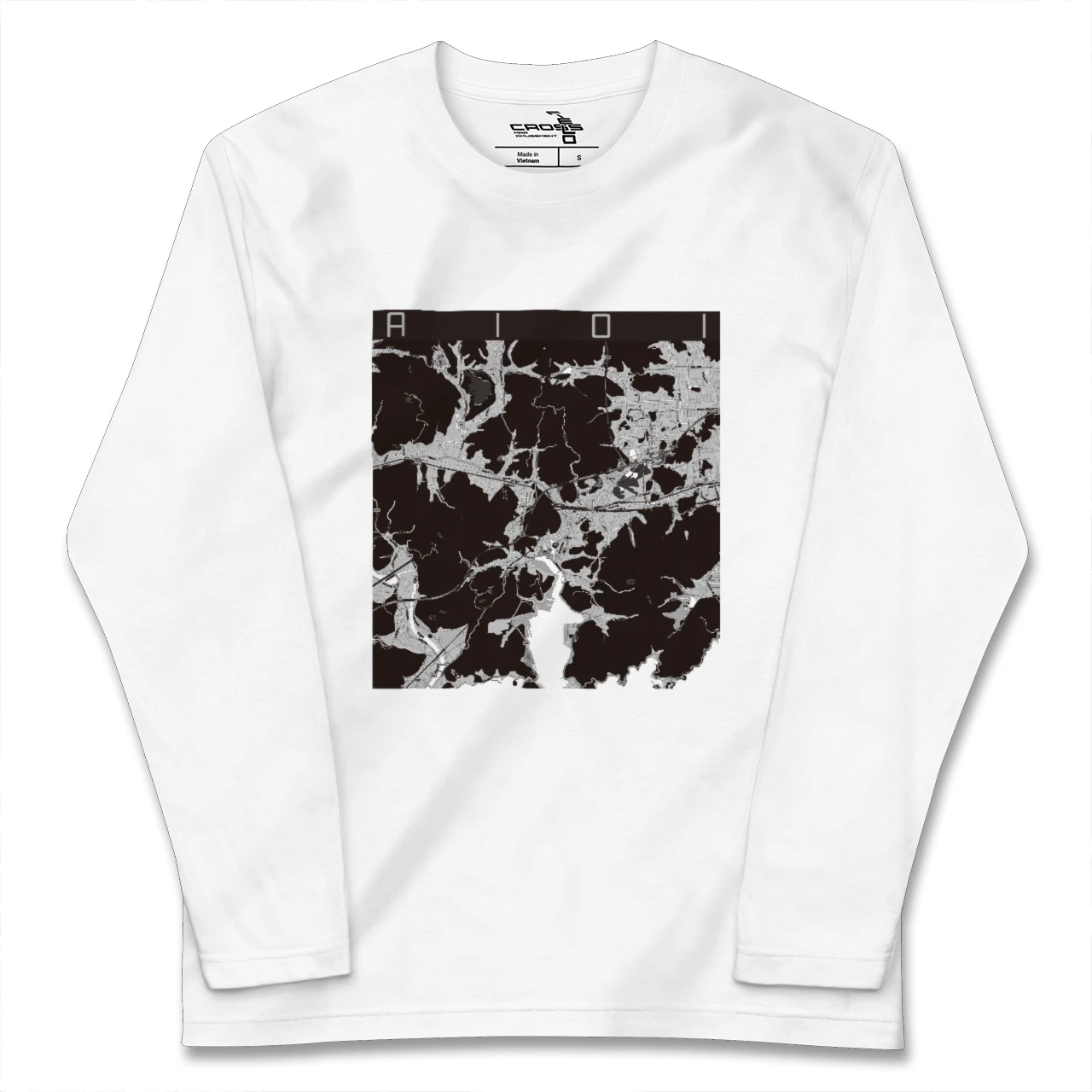 【相生(兵庫県)】地図柄ロングスリーブTシャツ