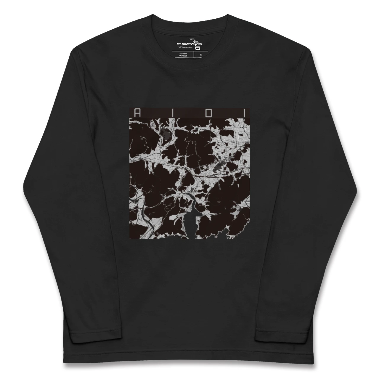 【相生(兵庫県)】地図柄ロングスリーブTシャツ