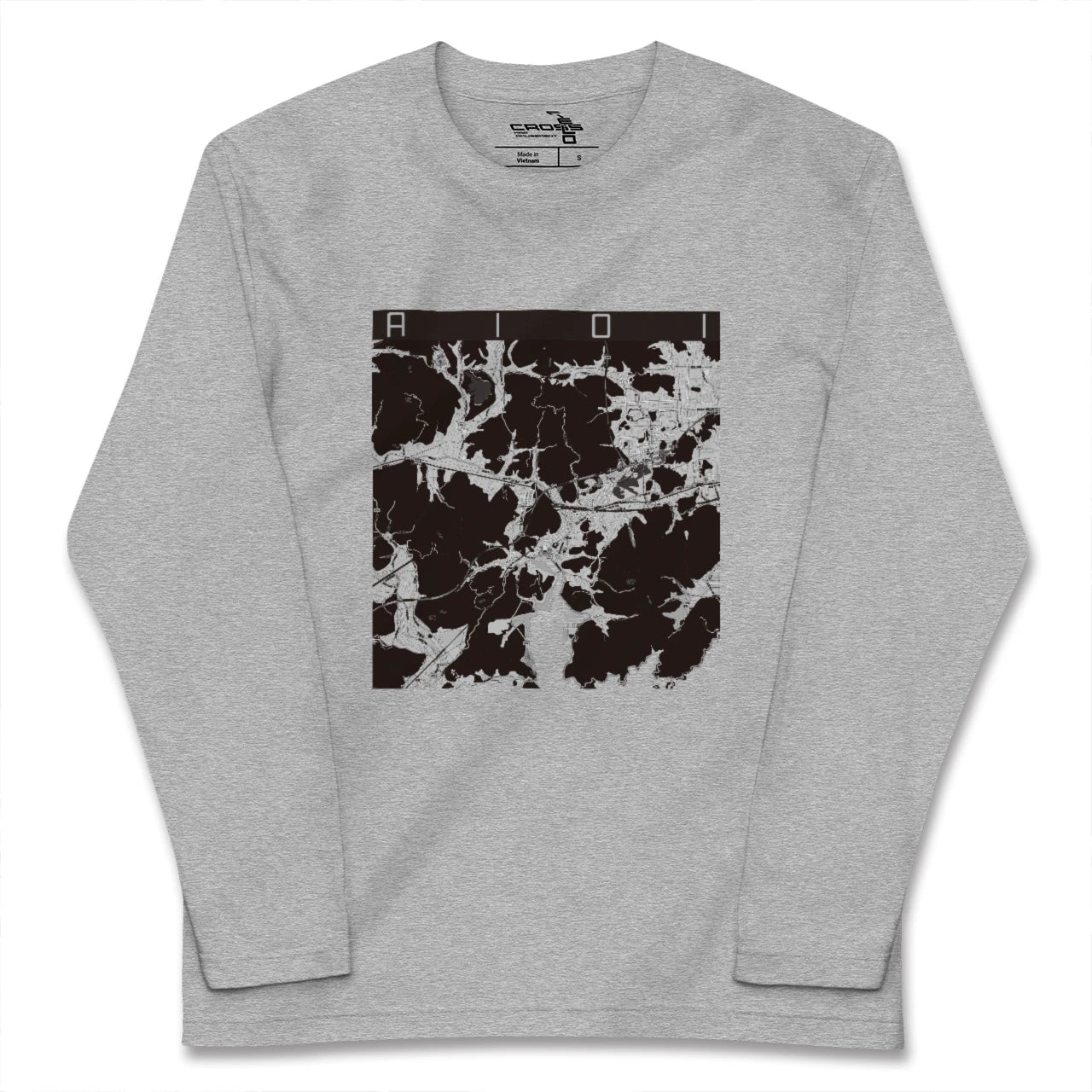 【相生(兵庫県)】地図柄ロングスリーブTシャツ