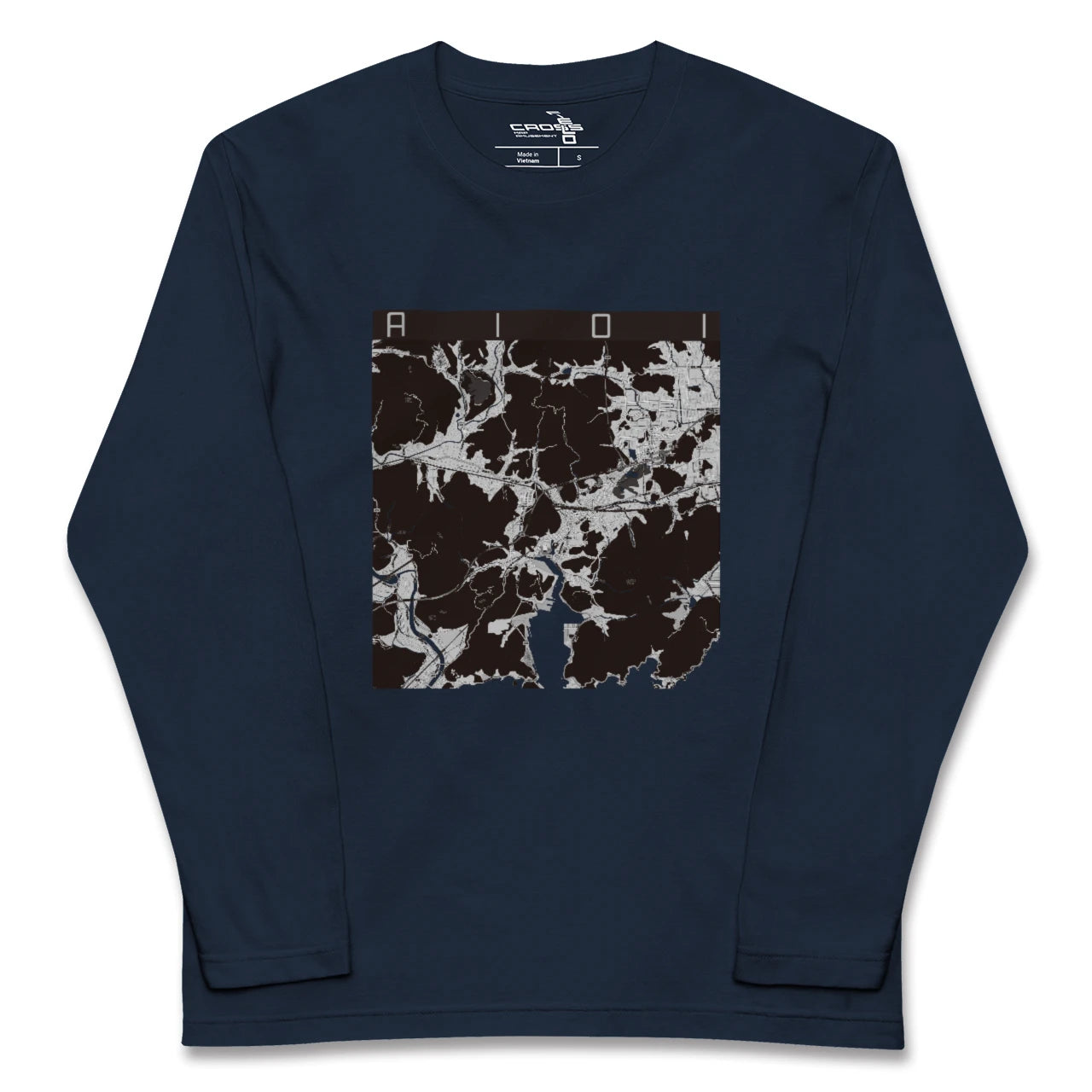 【相生(兵庫県)】地図柄ロングスリーブTシャツ