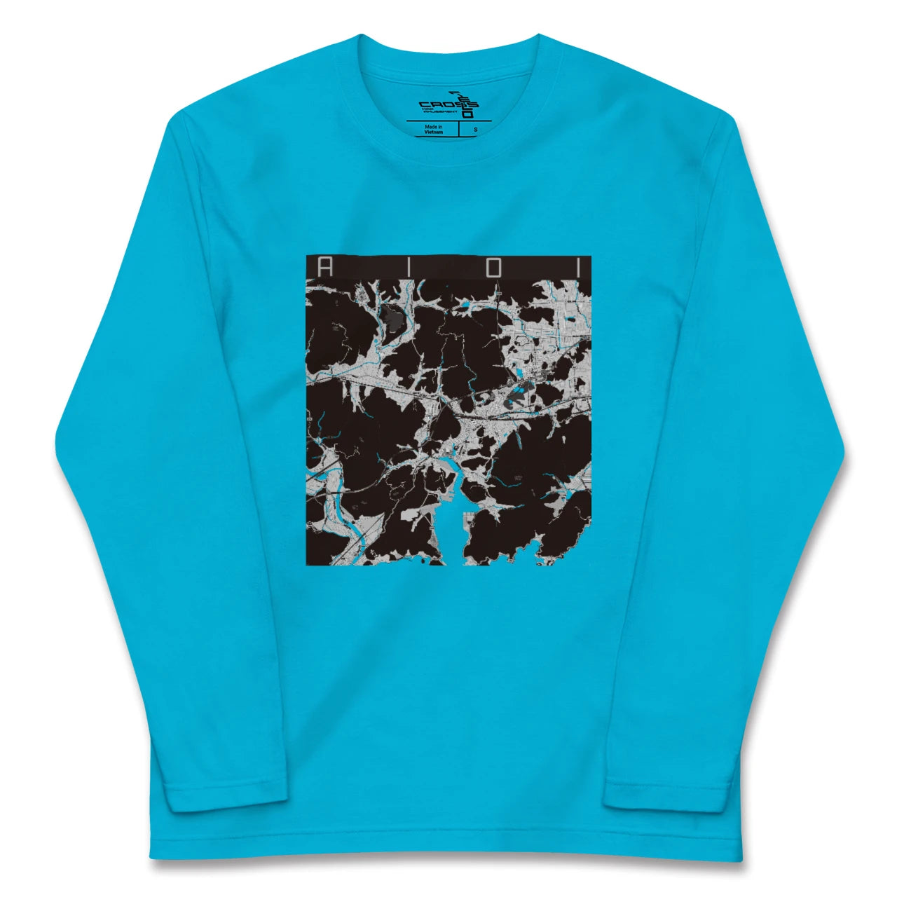【相生(兵庫県)】地図柄ロングスリーブTシャツ