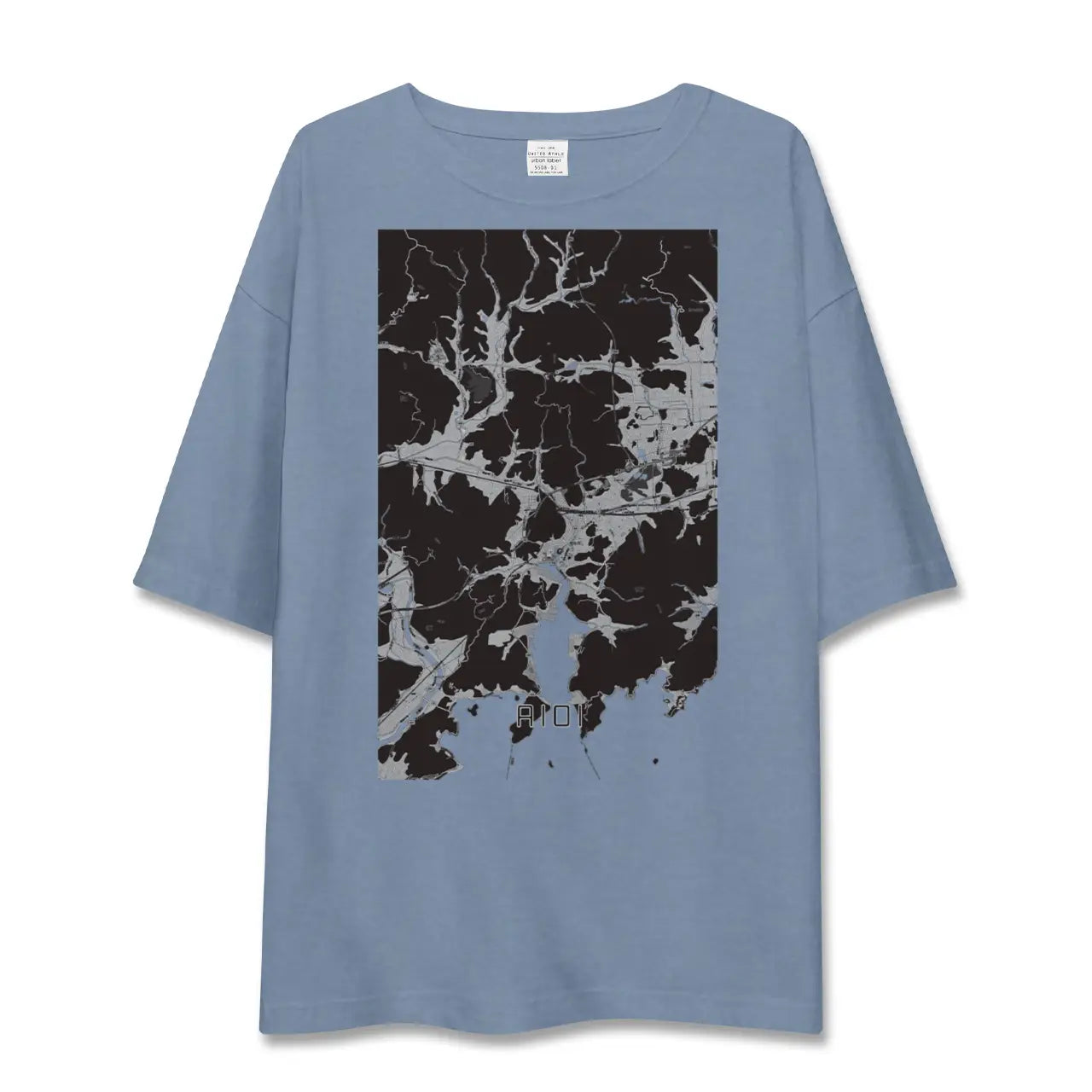 【相生(兵庫県)】地図柄ビッグシルエットTシャツ