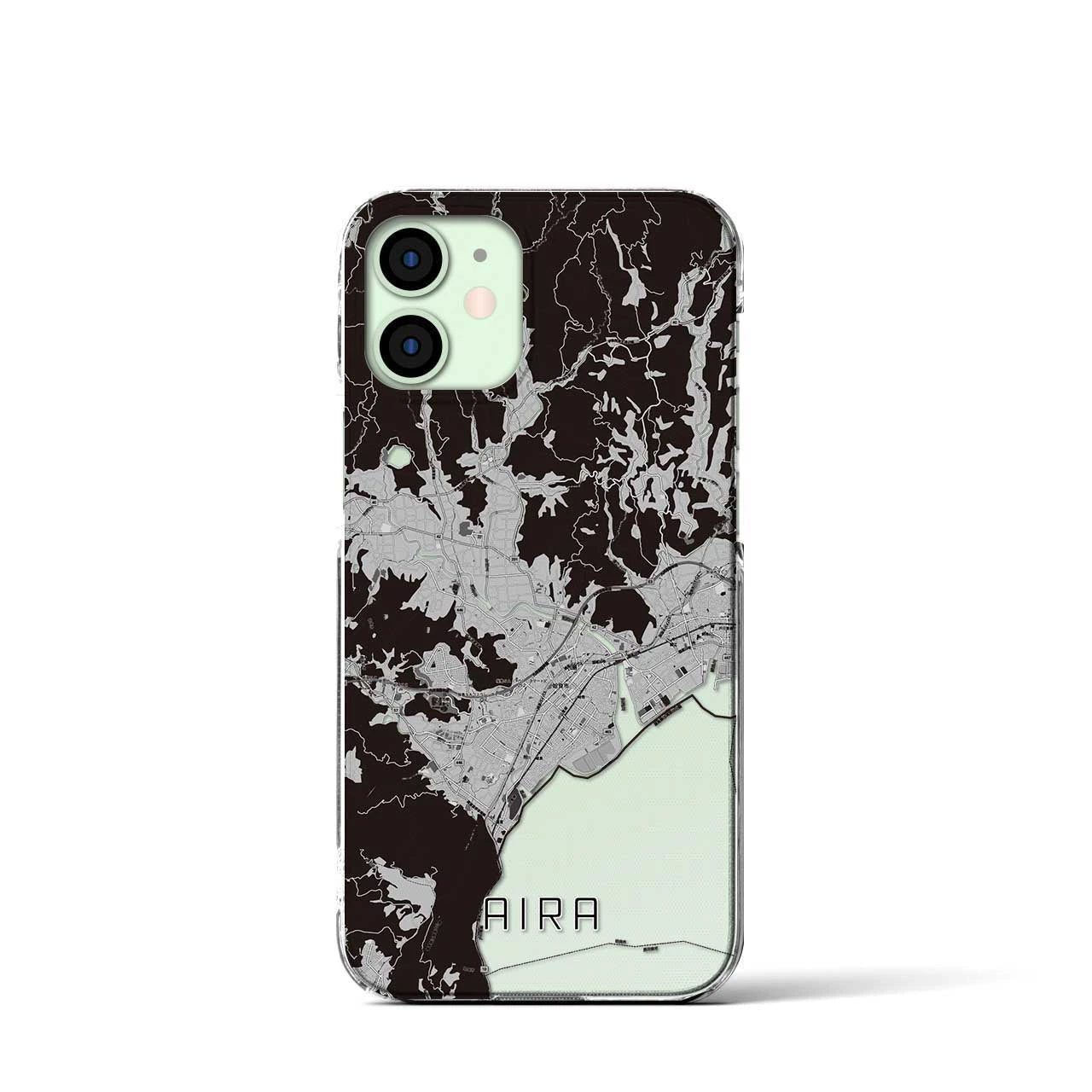 【姶良(鹿児島県)】地図柄iPhoneケース(クリアタイプ)