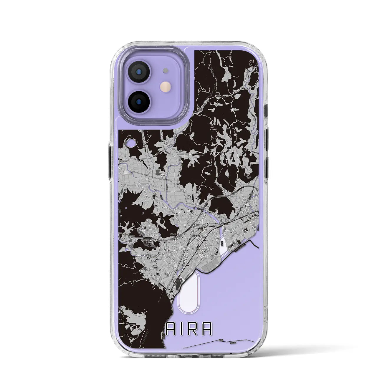 【姶良(鹿児島県)】地図柄iPhoneケース(MagSafeタイプ)