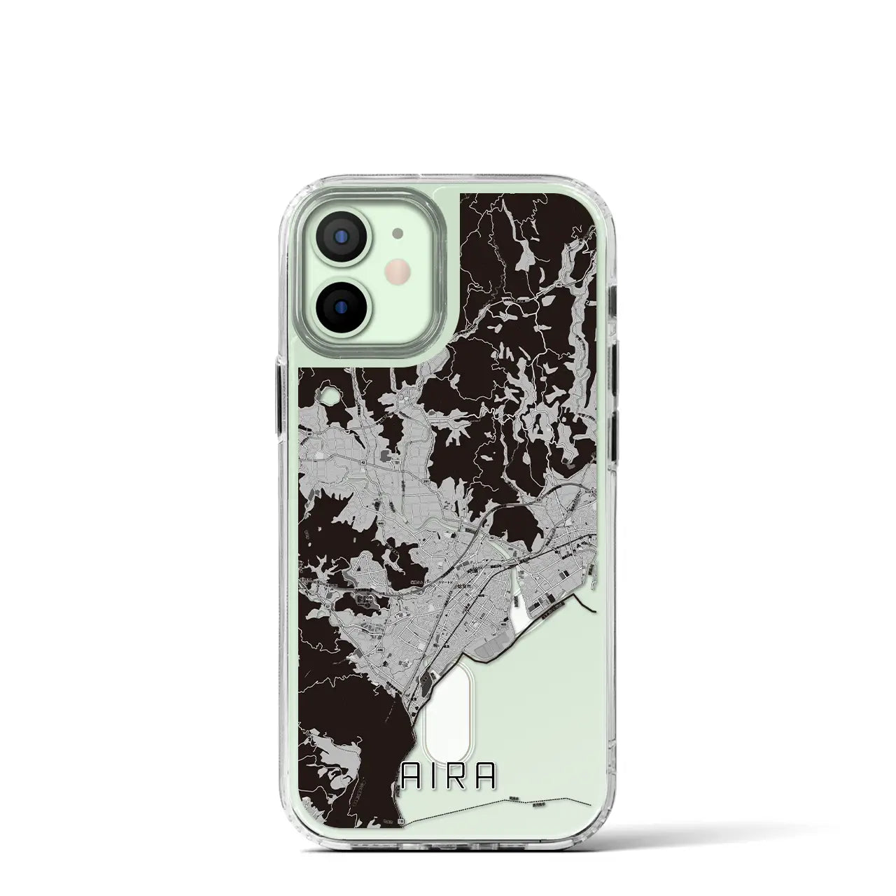 【姶良(鹿児島県)】地図柄iPhoneケース(MagSafeタイプ)