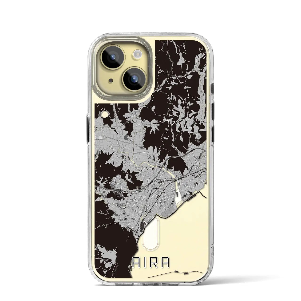 【姶良(鹿児島県)】地図柄iPhoneケース(MagSafeタイプ)