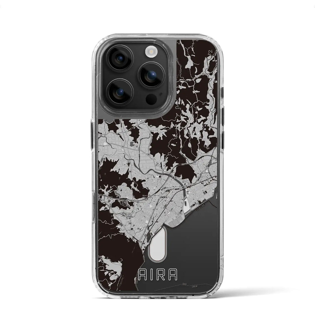 【姶良(鹿児島県)】地図柄iPhoneケース(MagSafeタイプ)