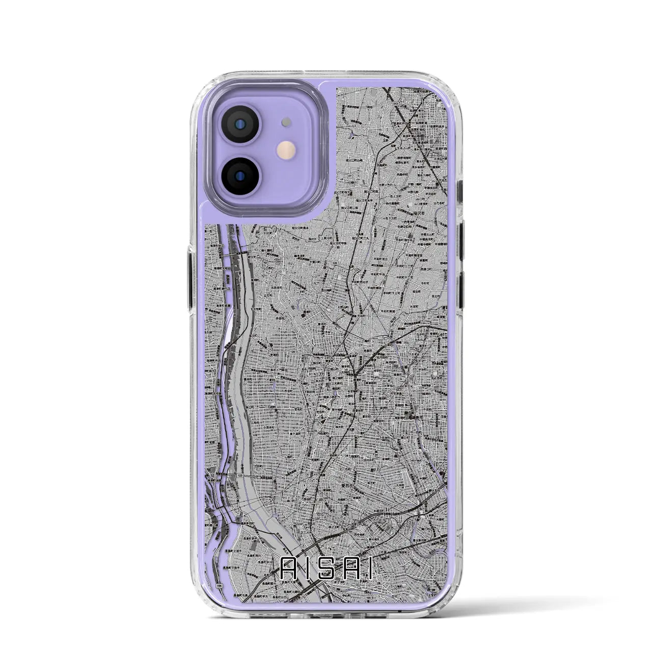 【愛西(愛知県)】地図柄iPhoneケース(MagSafeタイプ)