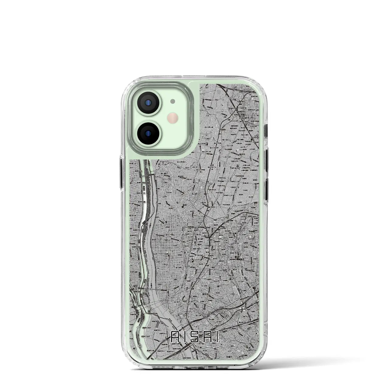 【愛西(愛知県)】地図柄iPhoneケース(MagSafeタイプ)