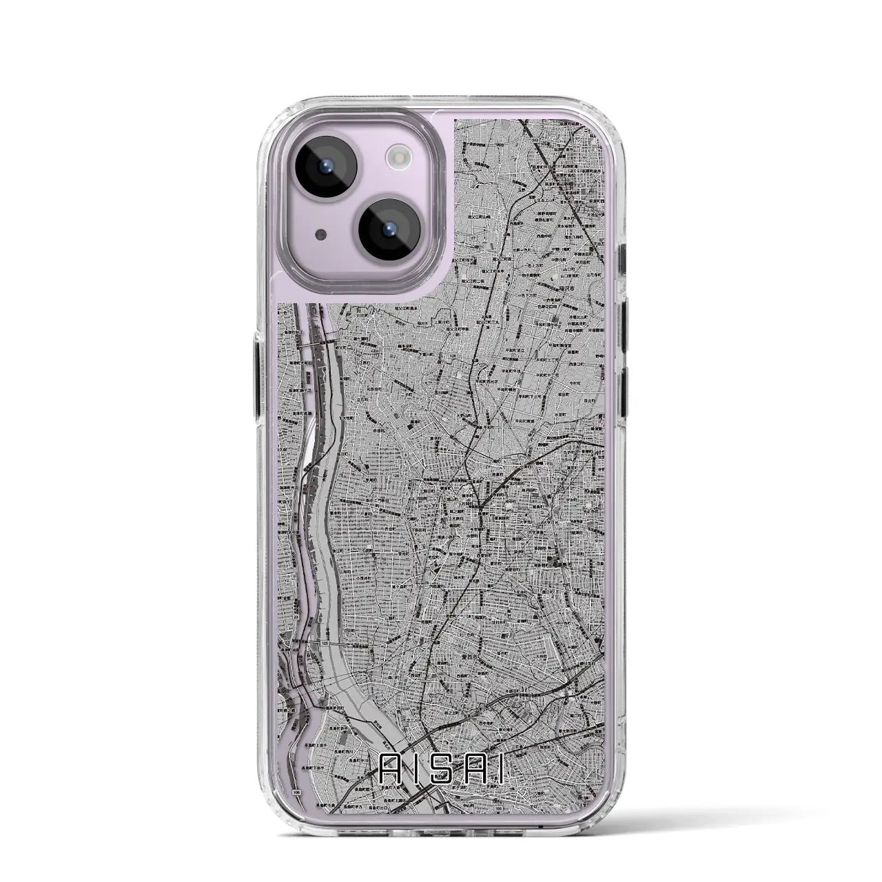 【愛西(愛知県)】地図柄iPhoneケース(MagSafeタイプ)