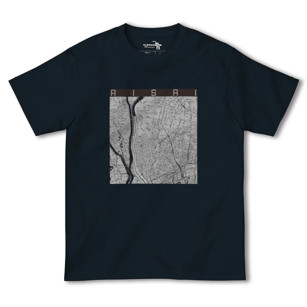 【愛西(愛知県)】地図柄ヘビーウェイトTシャツ