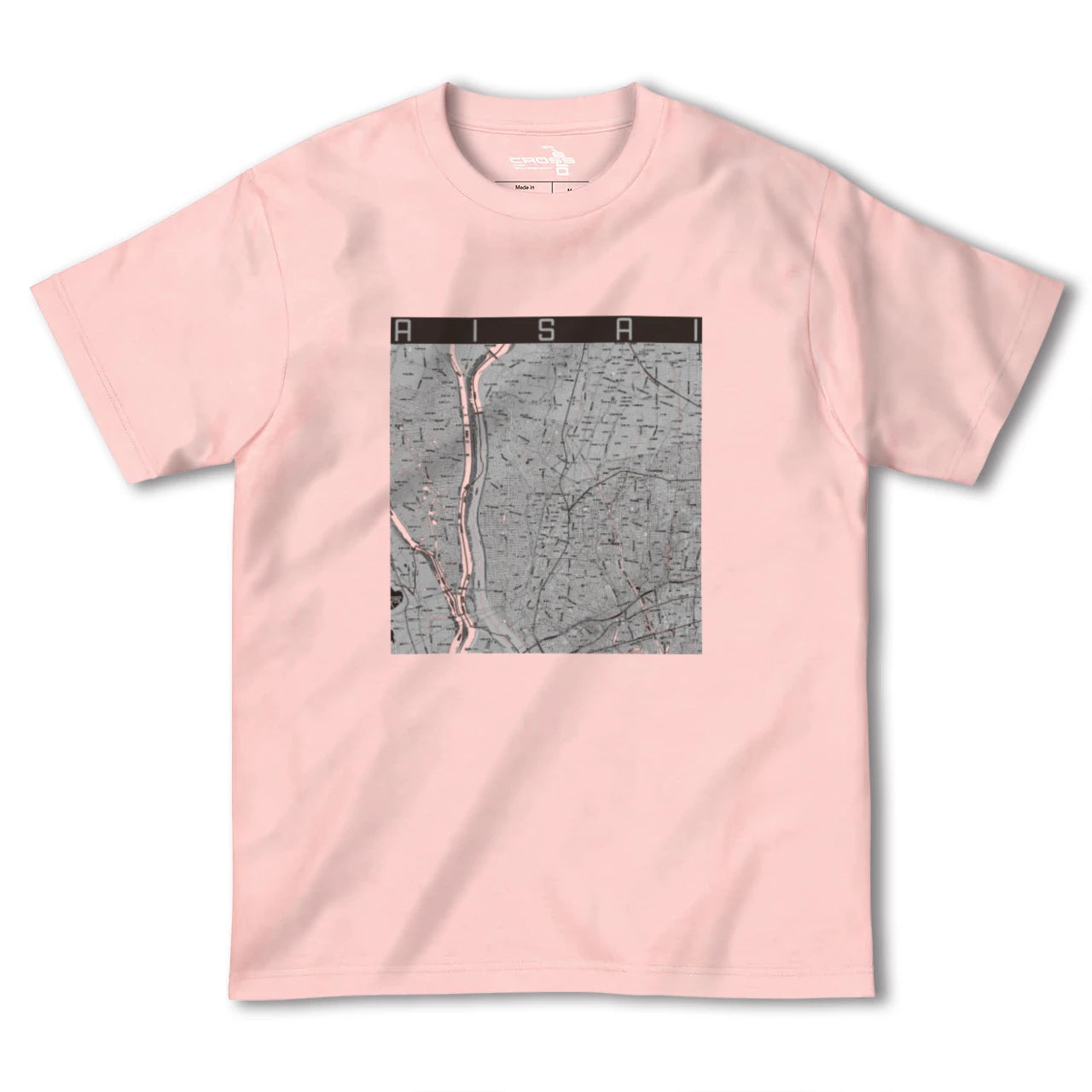 【愛西(愛知県)】地図柄ヘビーウェイトTシャツ