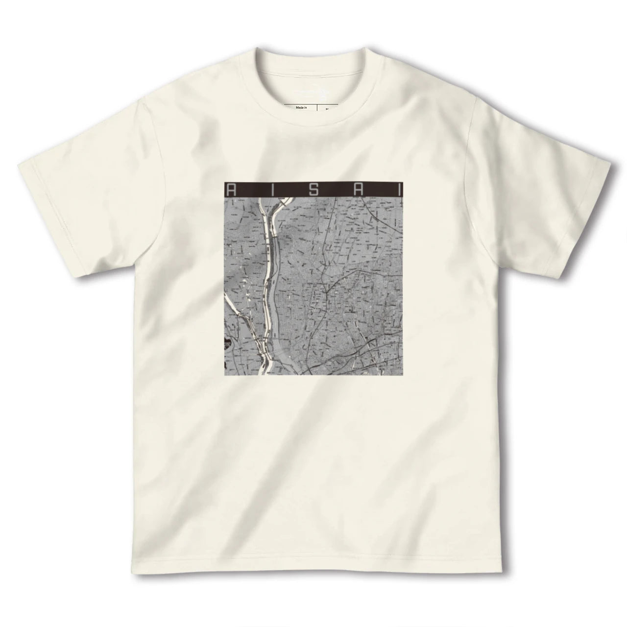 【愛西(愛知県)】地図柄ヘビーウェイトTシャツ