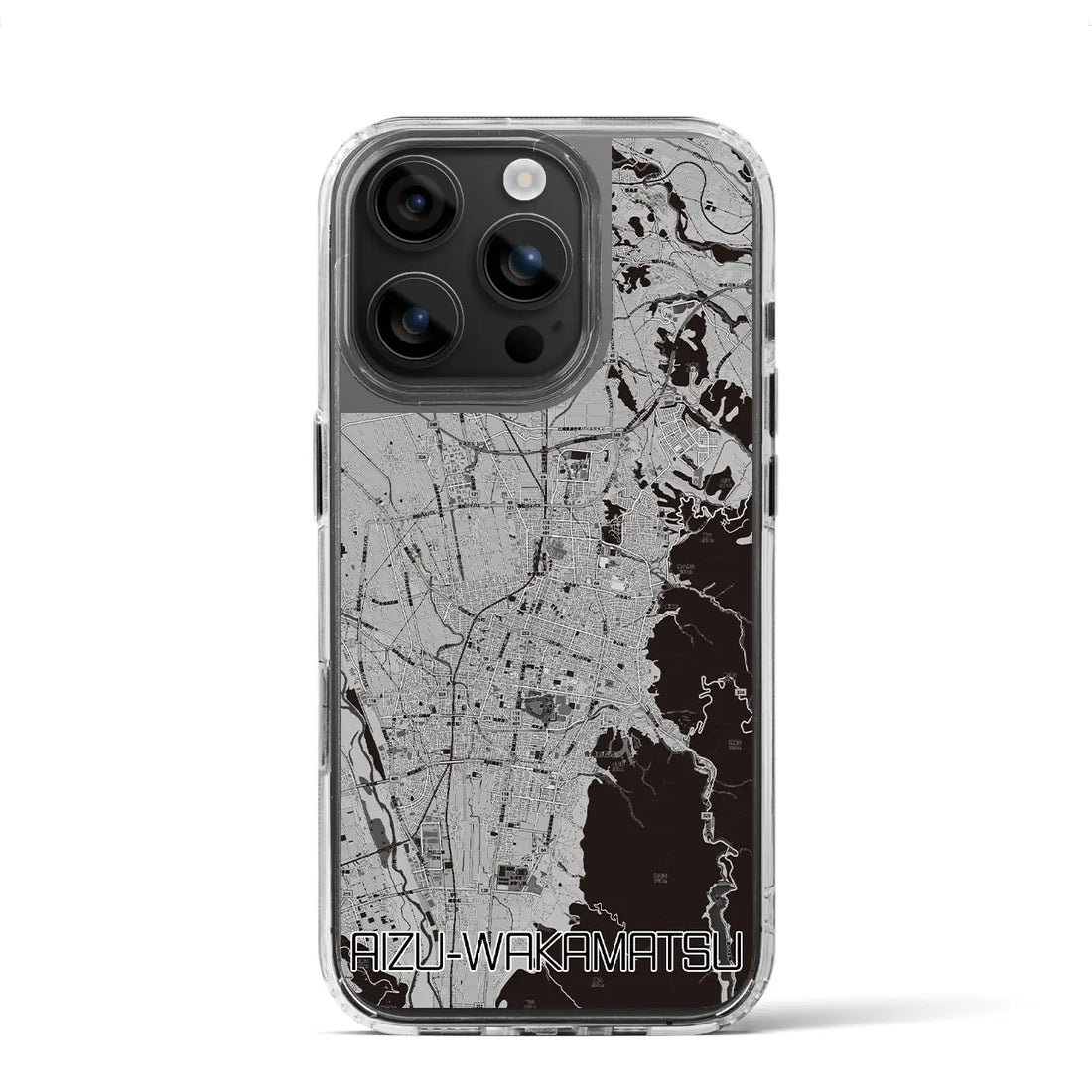 【会津若松(福島県)】地図柄iPhoneケース(MagSafeタイプ)