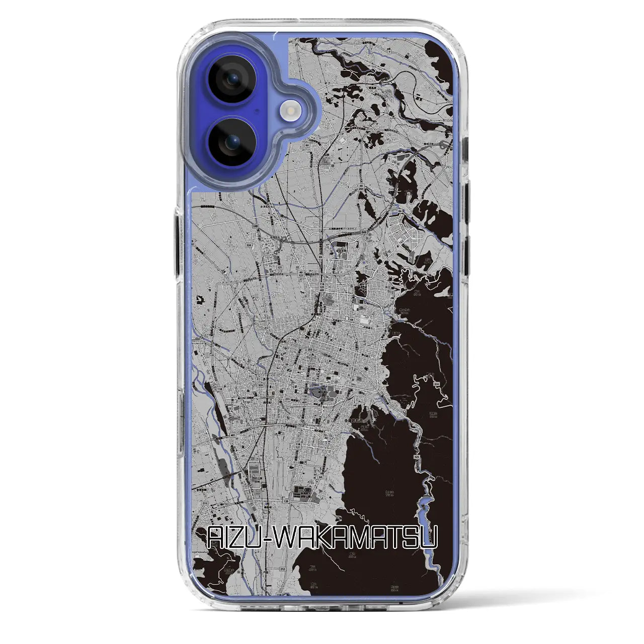 【会津若松(福島県)】地図柄iPhoneケース(MagSafeタイプ)