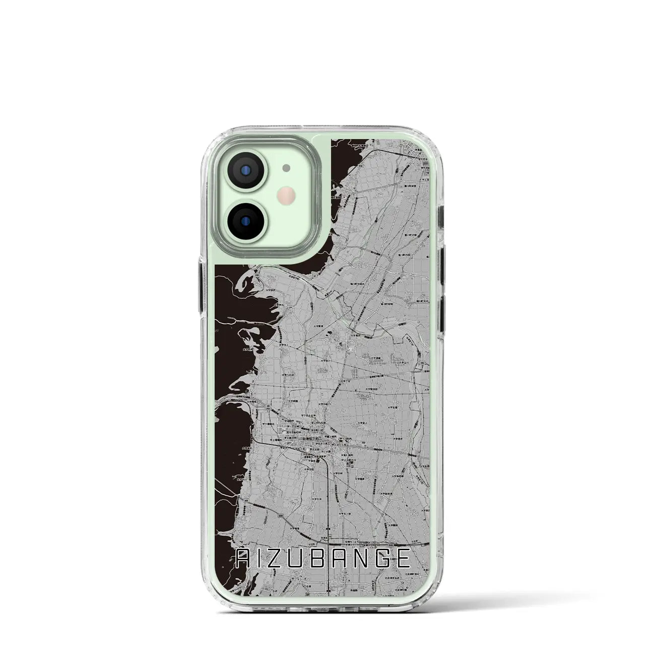 【会津坂下(福島県)】地図柄iPhoneケース(MagSafeタイプ)