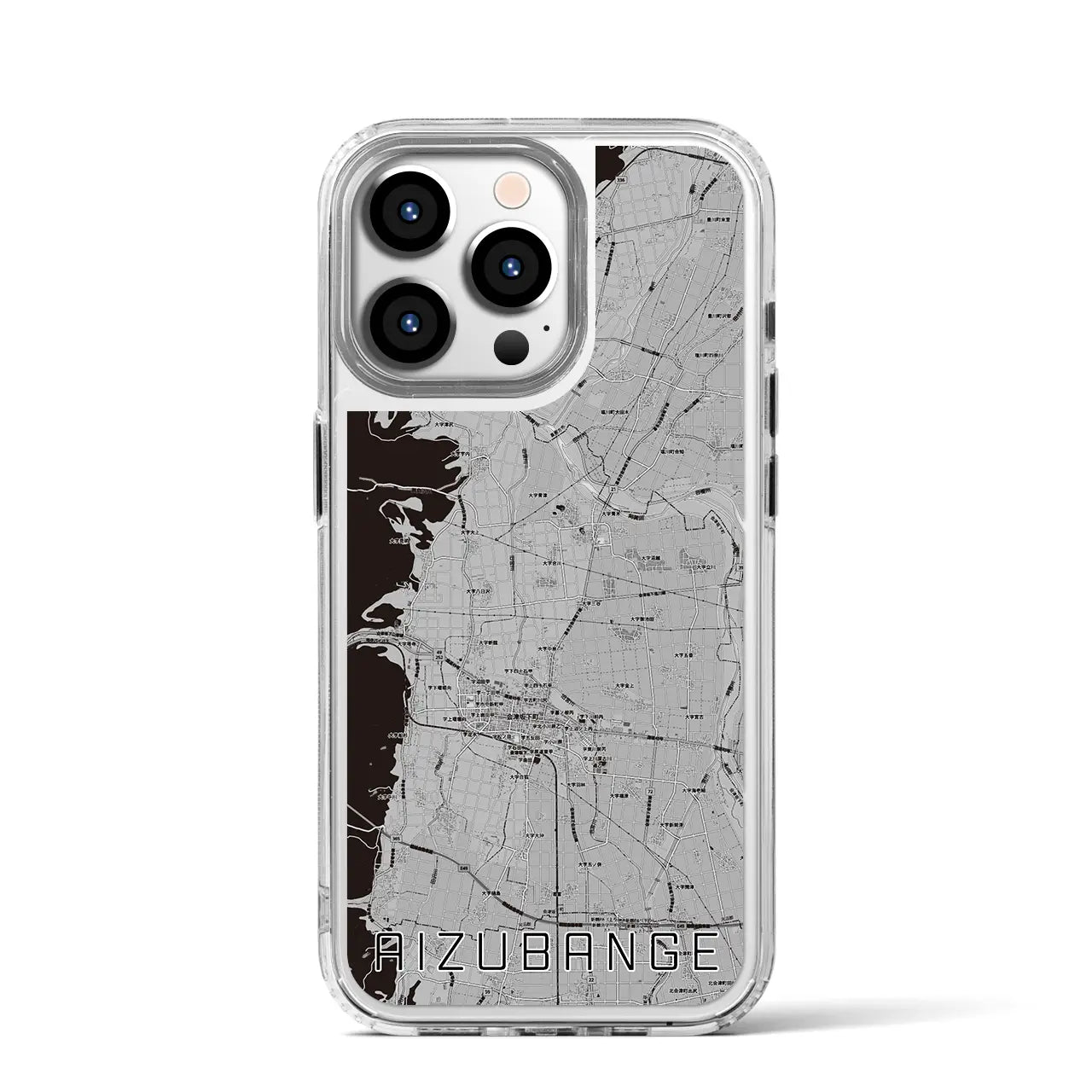 【会津坂下(福島県)】地図柄iPhoneケース(MagSafeタイプ)
