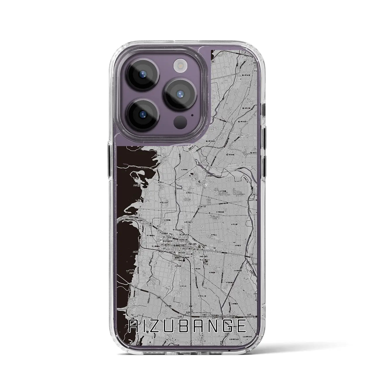 【会津坂下(福島県)】地図柄iPhoneケース(MagSafeタイプ)