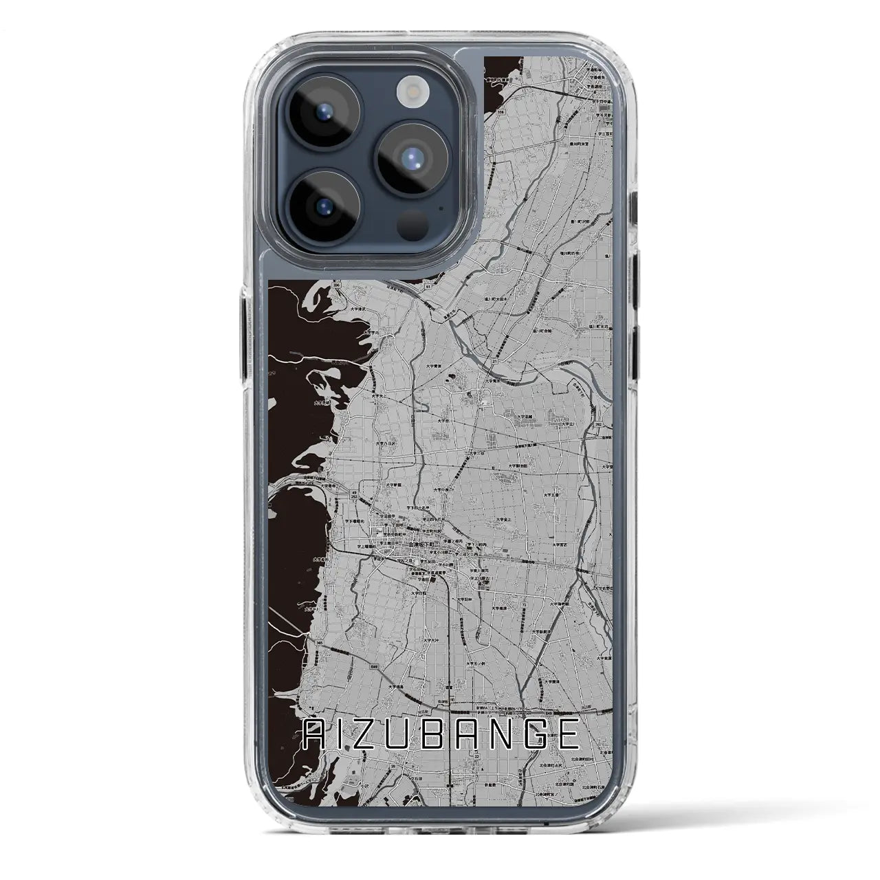 【会津坂下(福島県)】地図柄iPhoneケース(MagSafeタイプ)