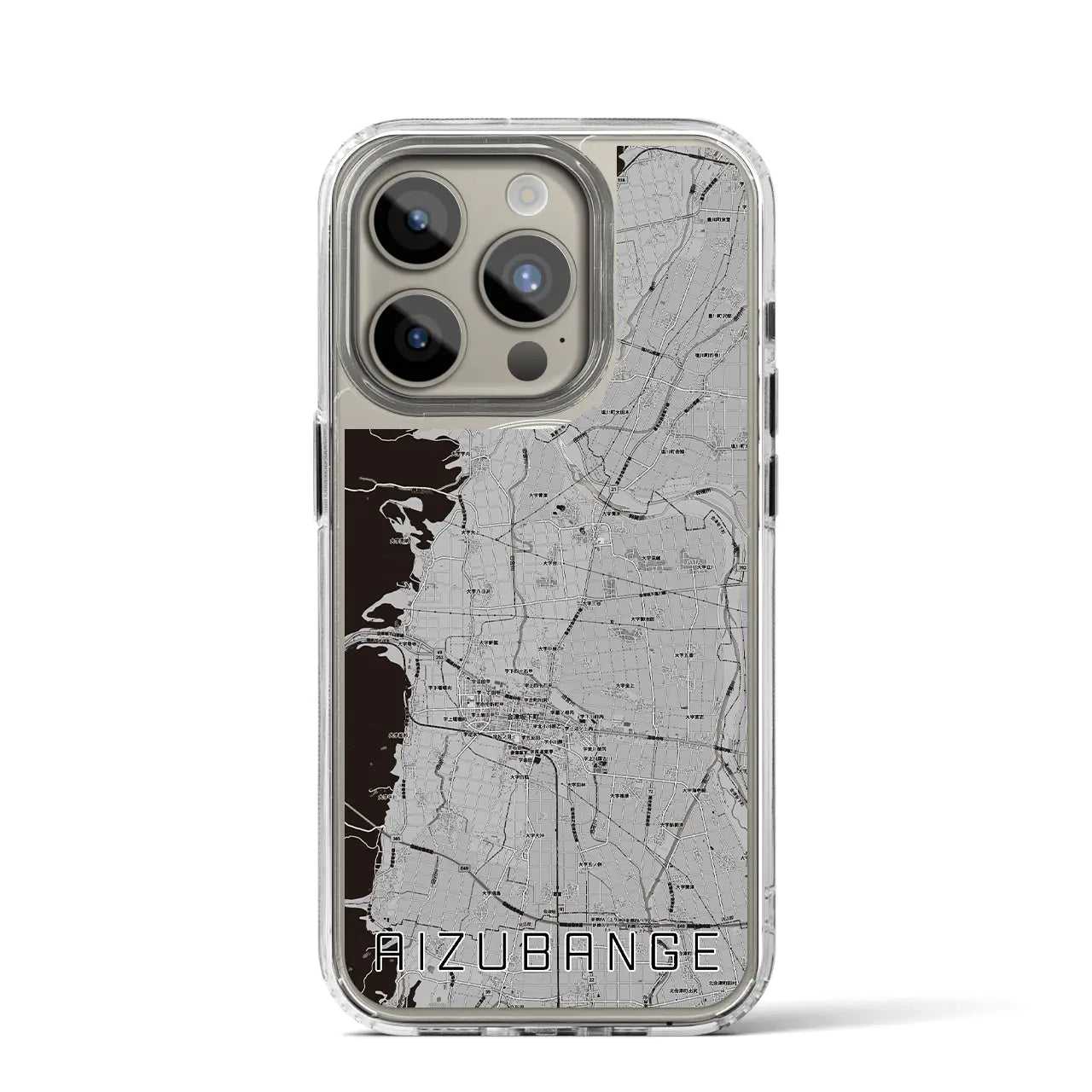 【会津坂下(福島県)】地図柄iPhoneケース(MagSafeタイプ)