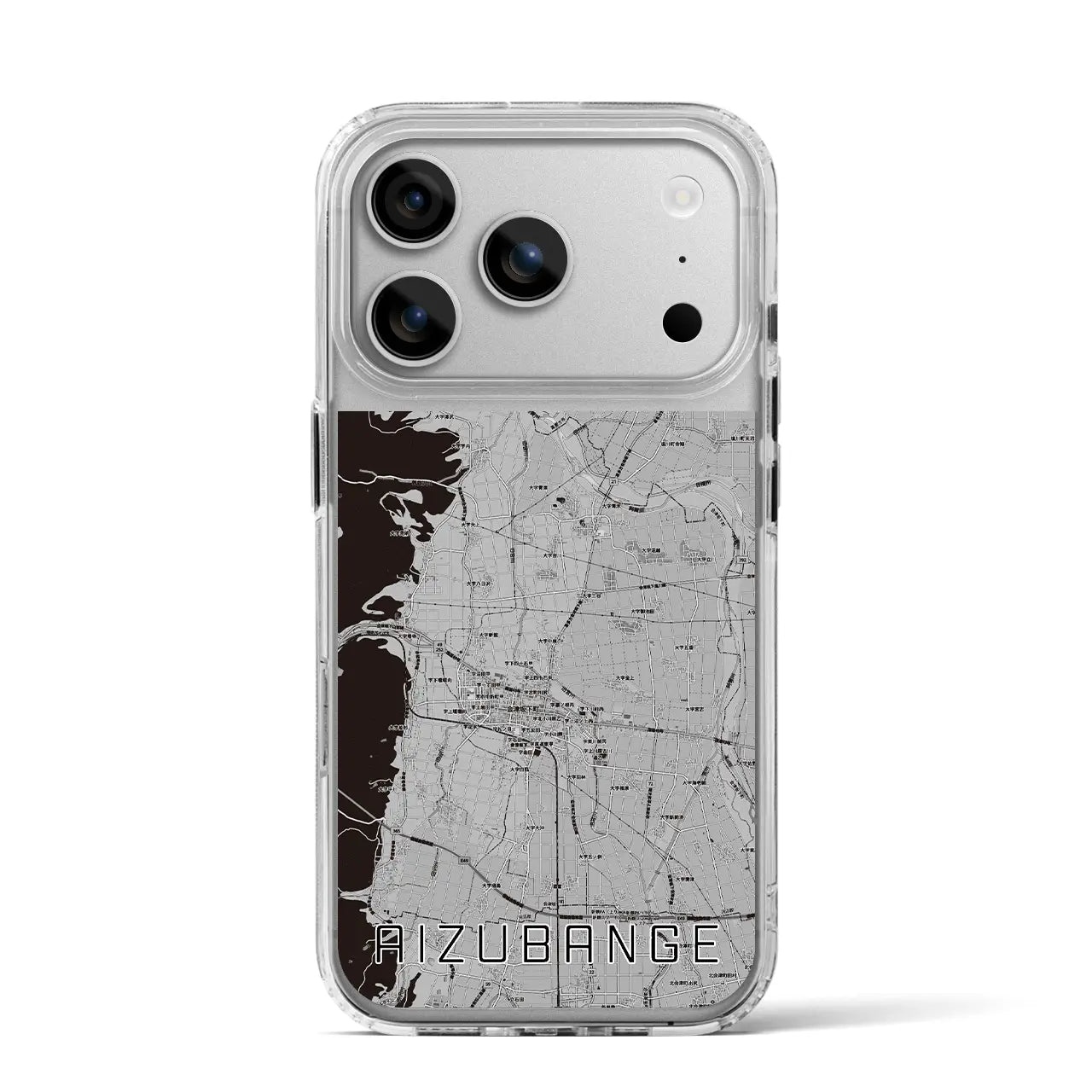 【会津坂下(福島県)】地図柄iPhoneケース(MagSafeタイプ)