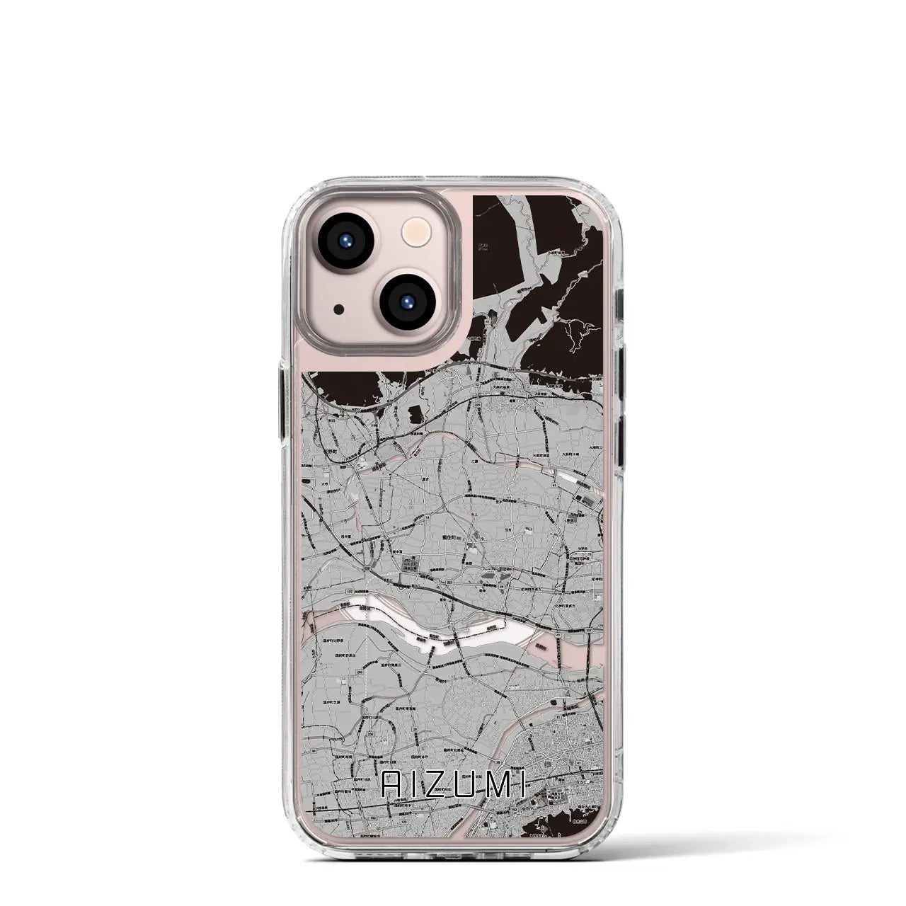 【藍住(徳島県)】地図柄iPhoneケース(MagSafeタイプ)