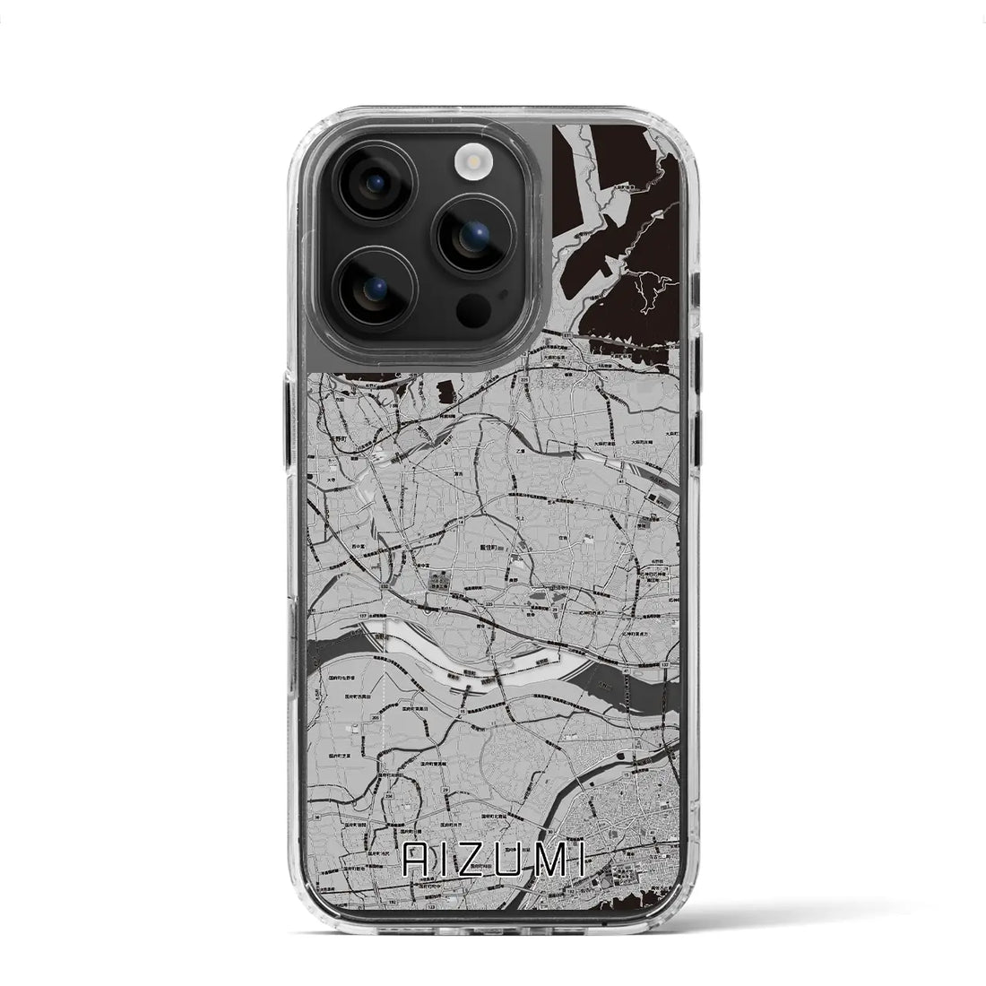 【藍住(徳島県)】地図柄iPhoneケース(MagSafeタイプ)