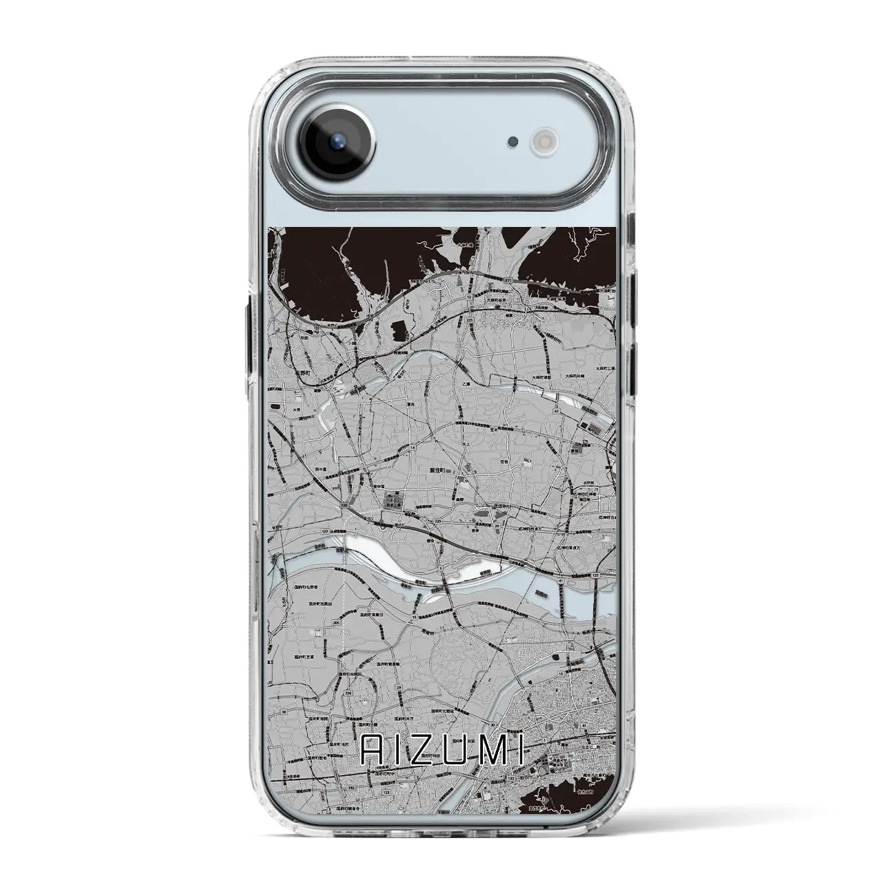 【藍住(徳島県)】地図柄iPhoneケース(MagSafeタイプ)