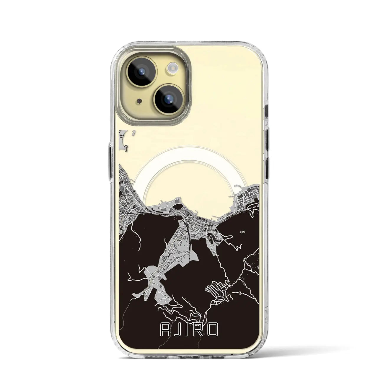【網代(静岡県)】地図柄iPhoneケース(MagSafeタイプ)
