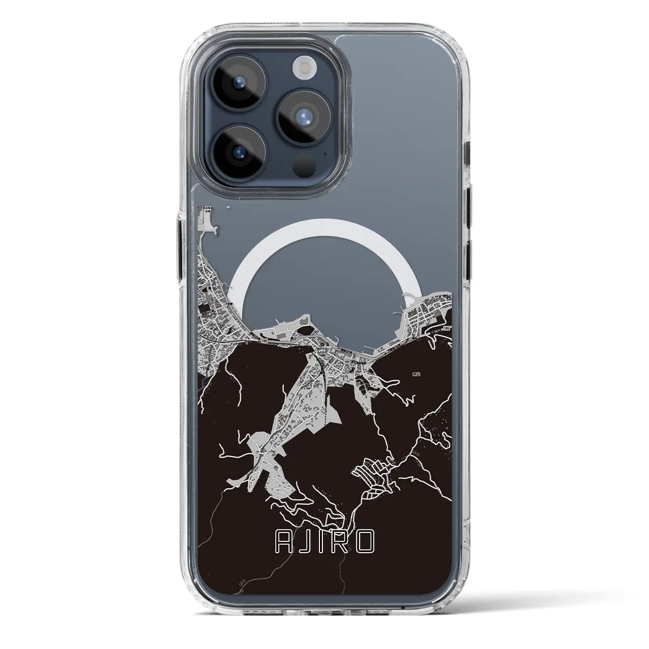 【網代(静岡県)】地図柄iPhoneケース(MagSafeタイプ)