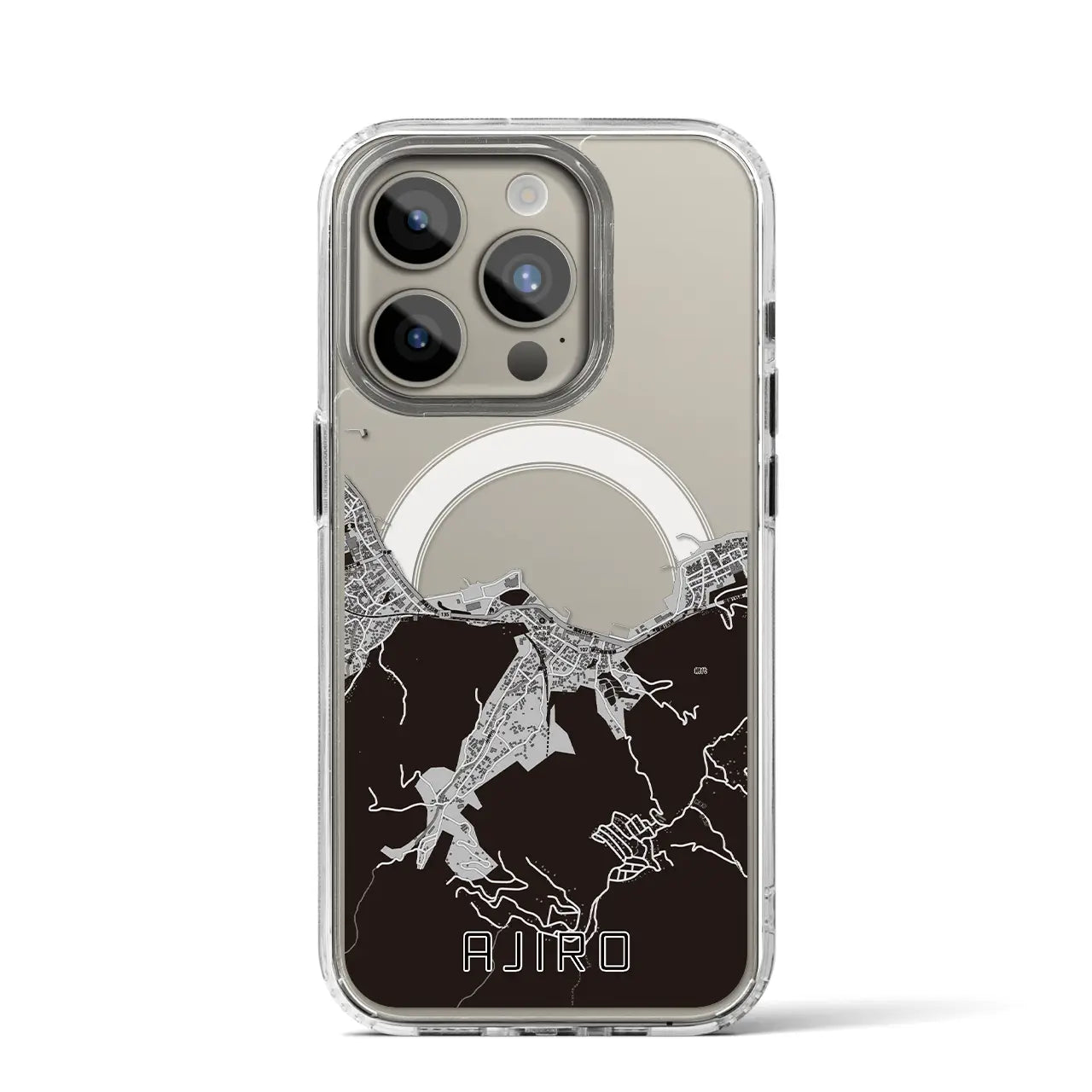 【網代(静岡県)】地図柄iPhoneケース(MagSafeタイプ)
