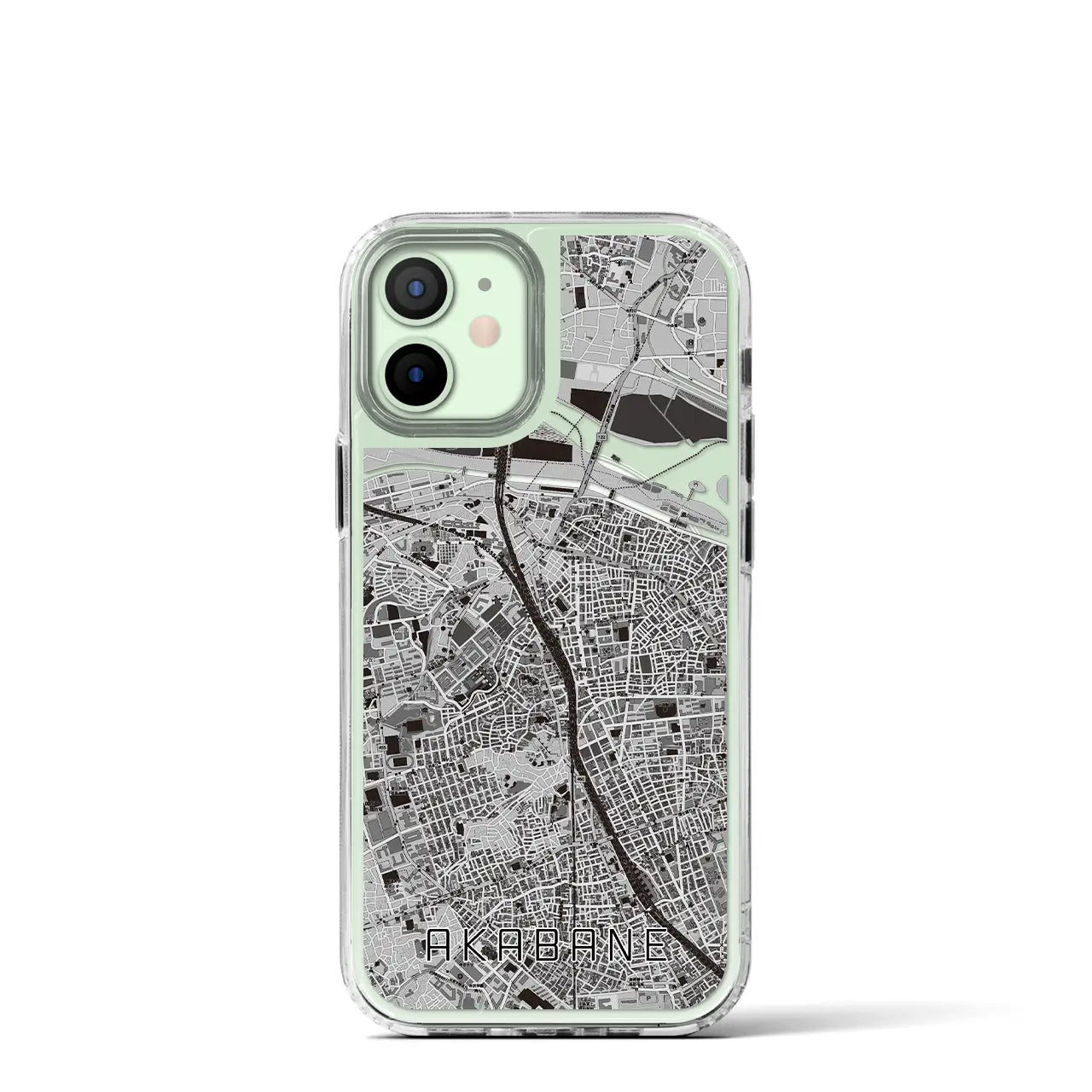 【赤羽(東京都)】地図柄iPhoneケース(MagSafeタイプ)