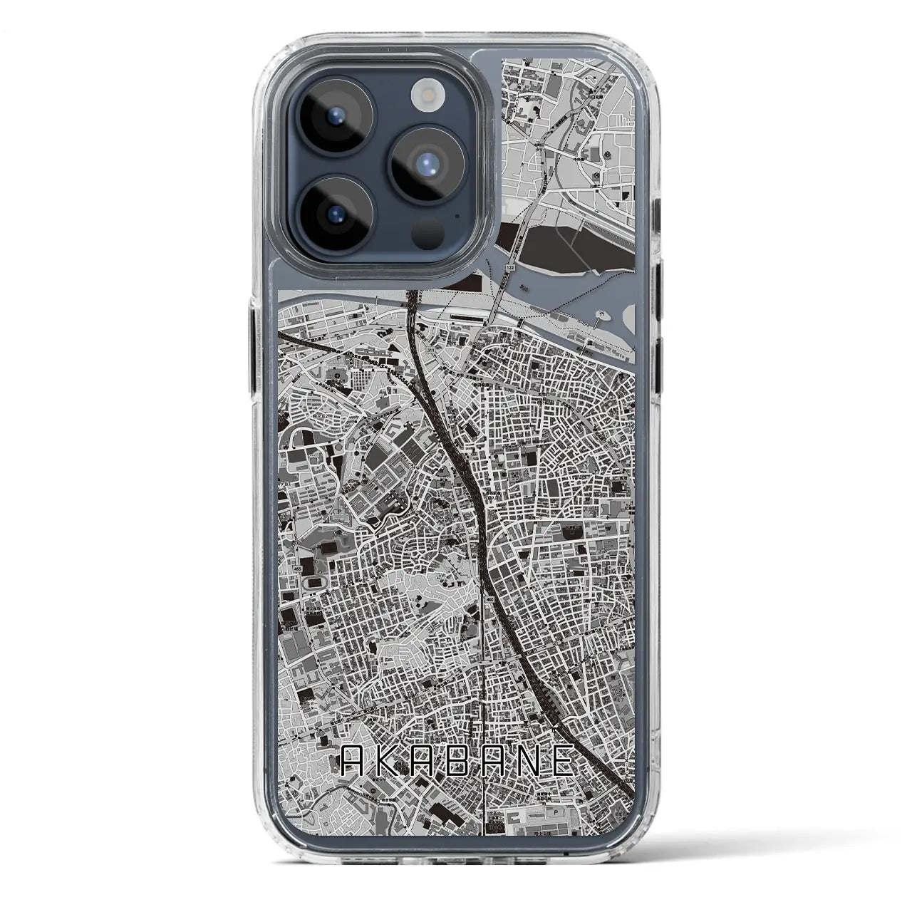 【赤羽(東京都)】地図柄iPhoneケース(MagSafeタイプ)