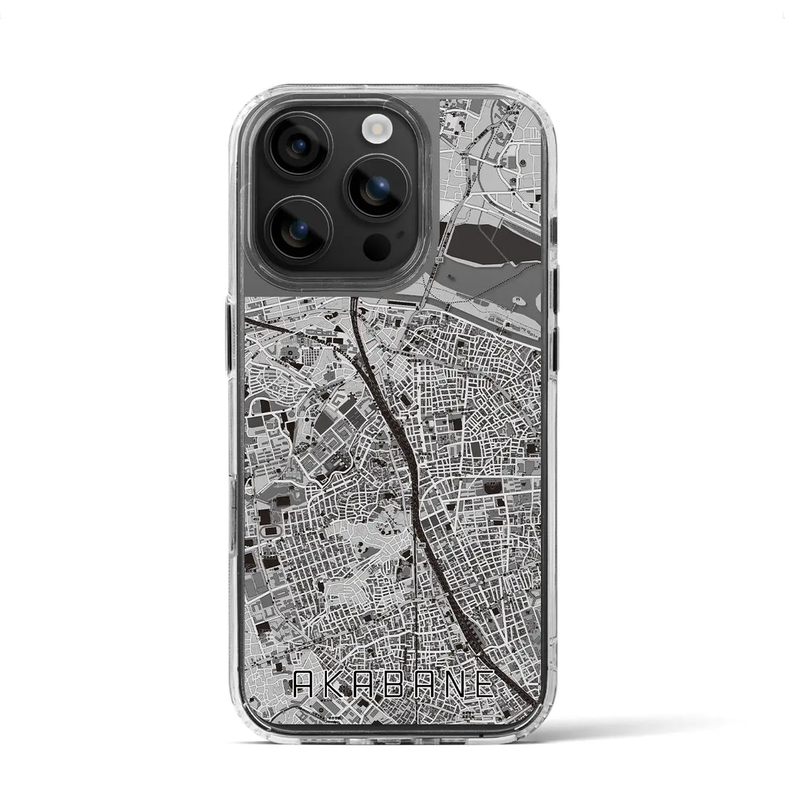 【赤羽(東京都)】地図柄iPhoneケース(MagSafeタイプ)