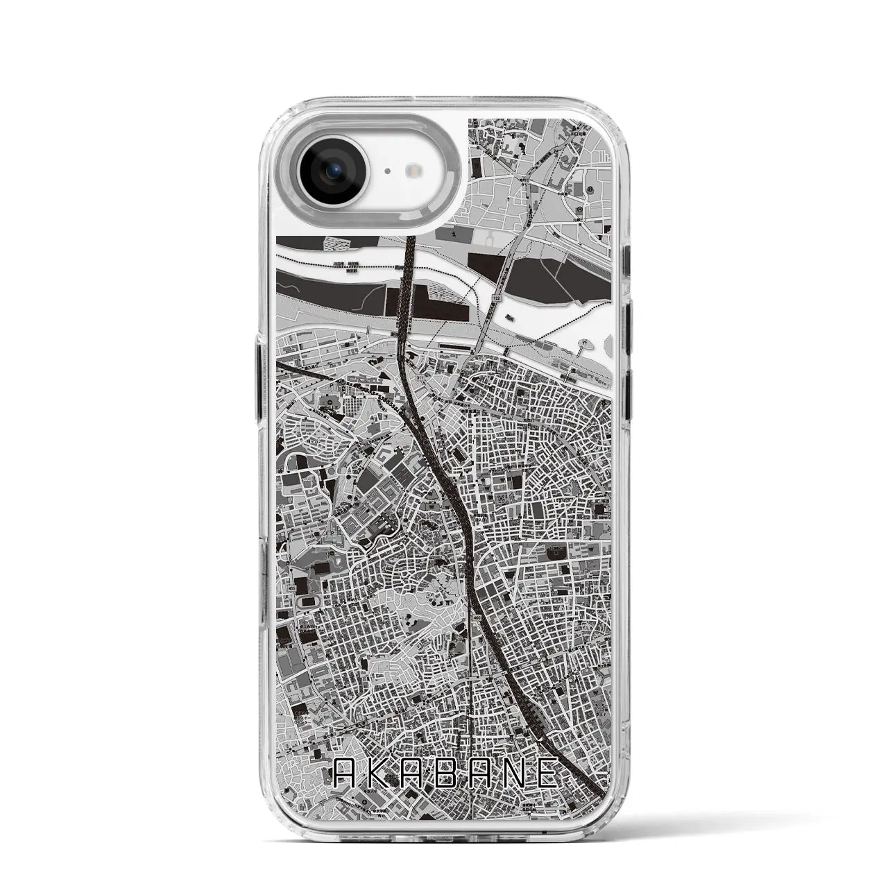 【赤羽(東京都)】地図柄iPhoneケース(MagSafeタイプ)
