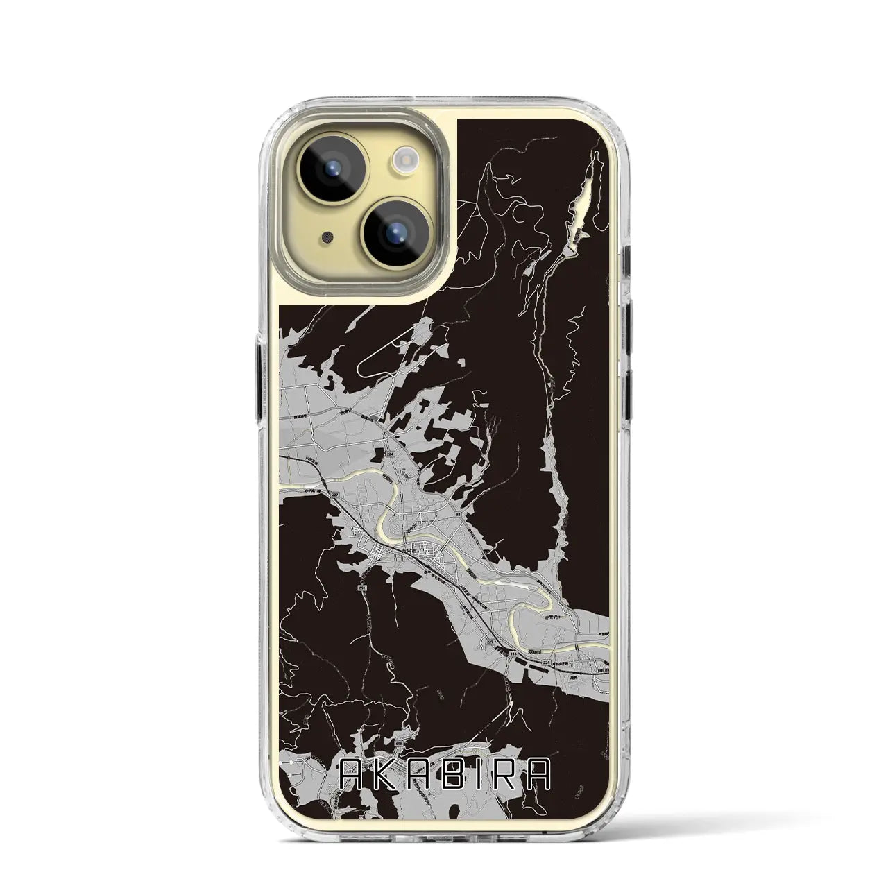 【赤平(北海道)】地図柄iPhoneケース(MagSafeタイプ)
