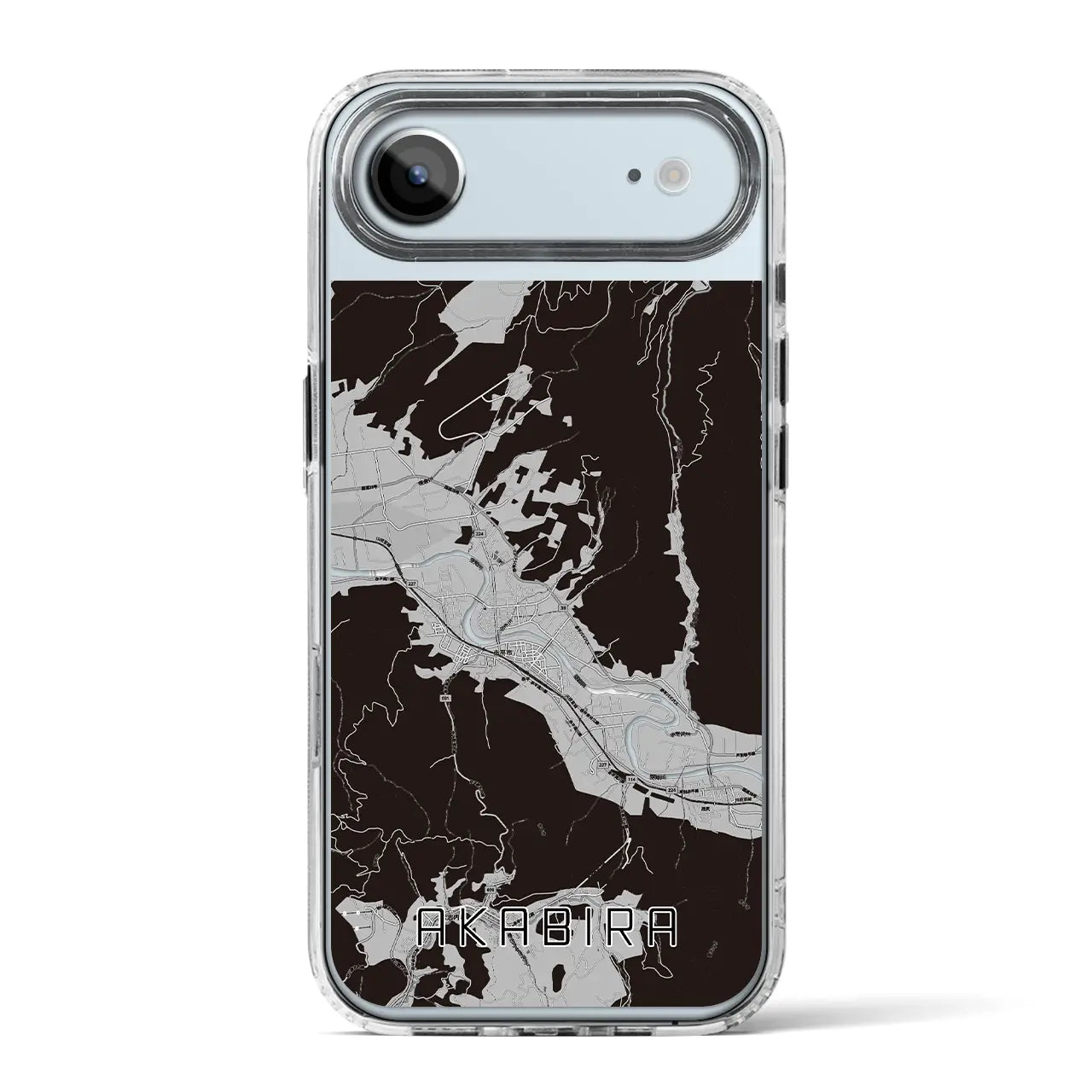 【赤平(北海道)】地図柄iPhoneケース(MagSafeタイプ)
